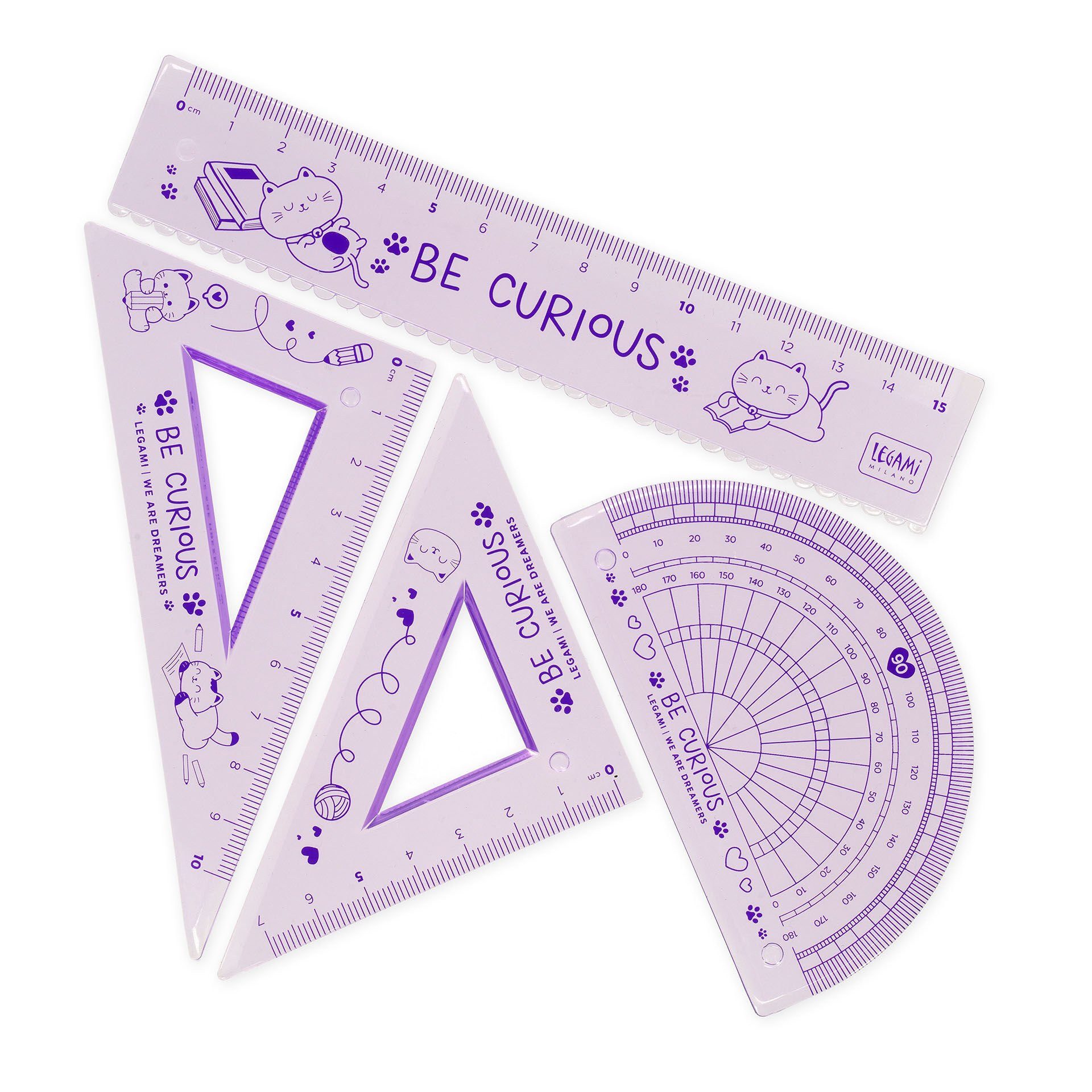 Legami Lineal LEGAMI Geometrieset - You Rule! - KITTY