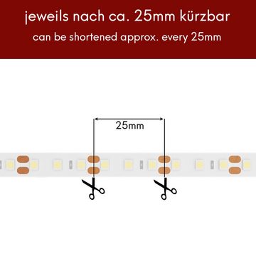 kalb LED-Streifen LED Strip Streifen auf Rolle 120 LED/m, Länge: 5 Meter, 12V ; 5W