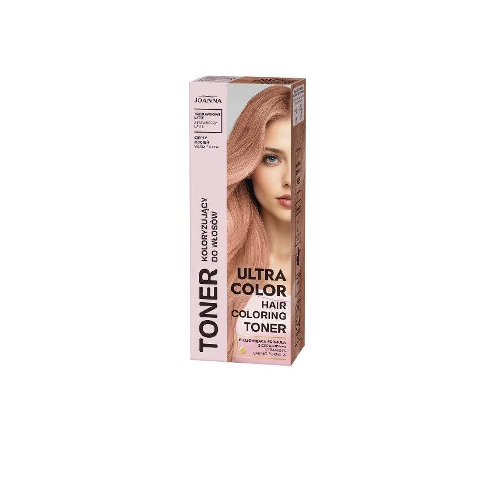 Joanna Haartönung Ultra Color Haarwasser Strawberry Latte 100 g