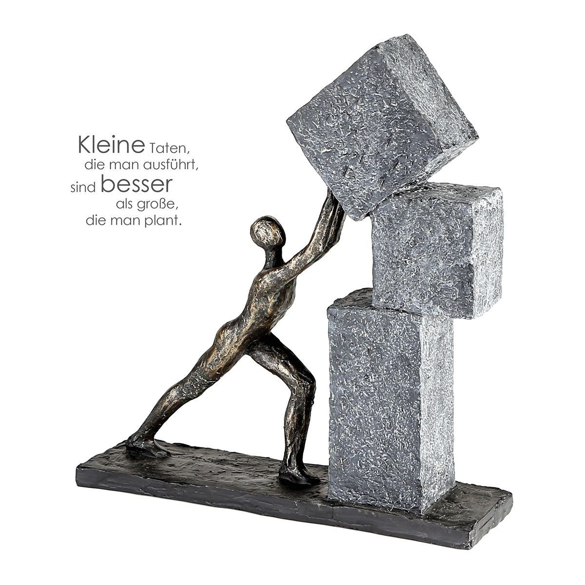 GILDE Dekoobjekt Skulptur Erfolg Stapeln Bronze günstig online kaufen