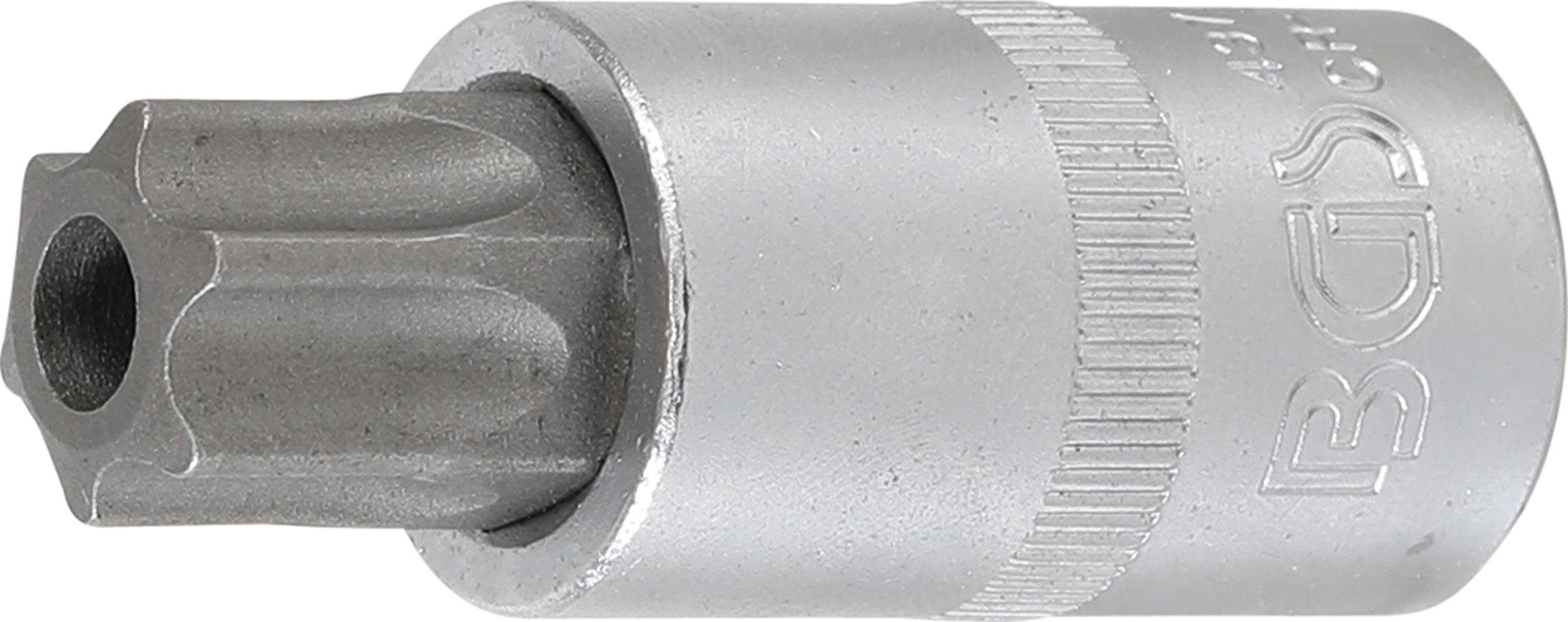BGS technic Bit-Schraubendreher Bit-Einsatz, Antrieb Innenvierkant 12,5 mm (1/2), T-Profil (für Torx) mit Bohrung T70