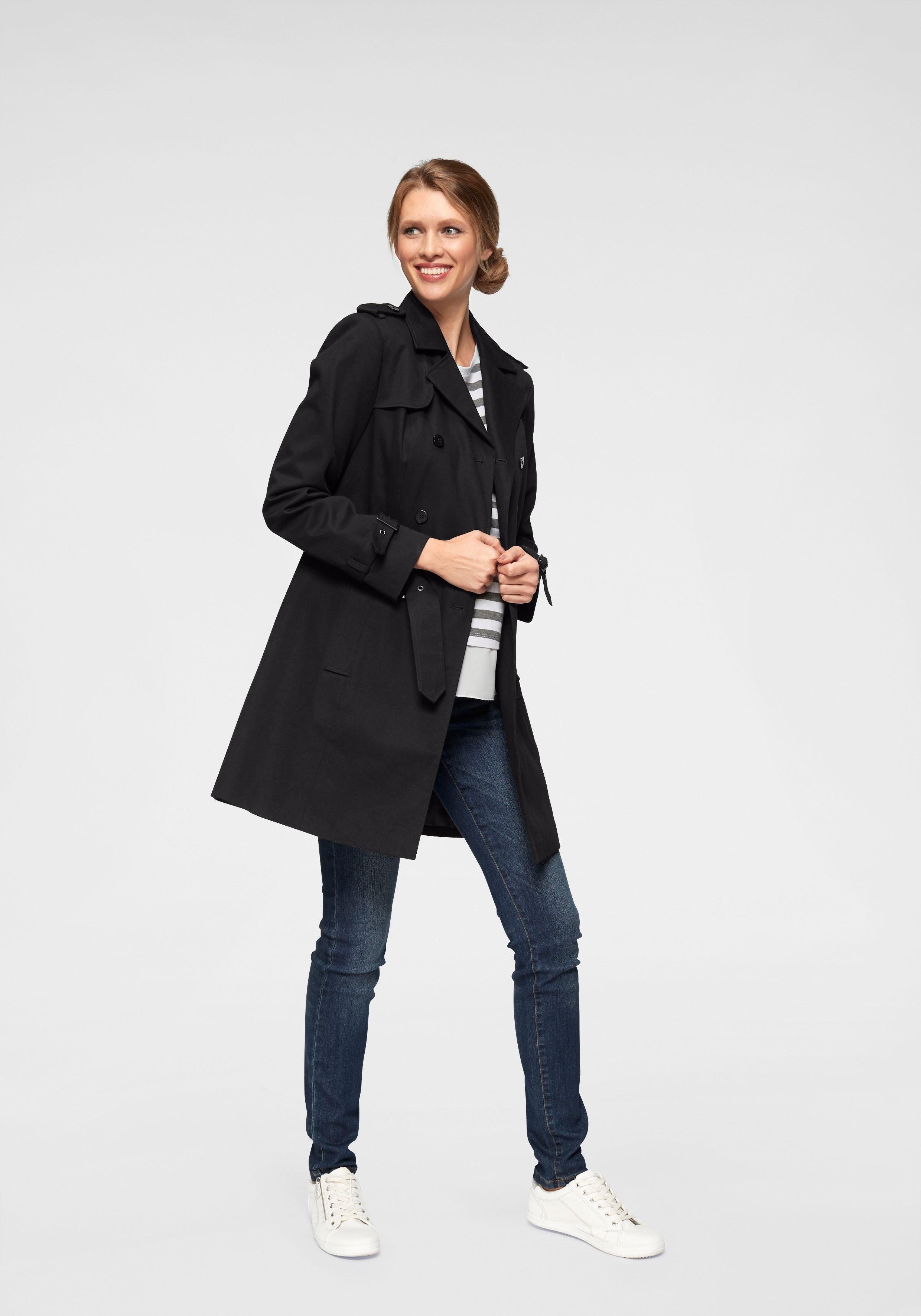 Aniston CASUAL Trenchcoat mit Gürtel zum Regulieren