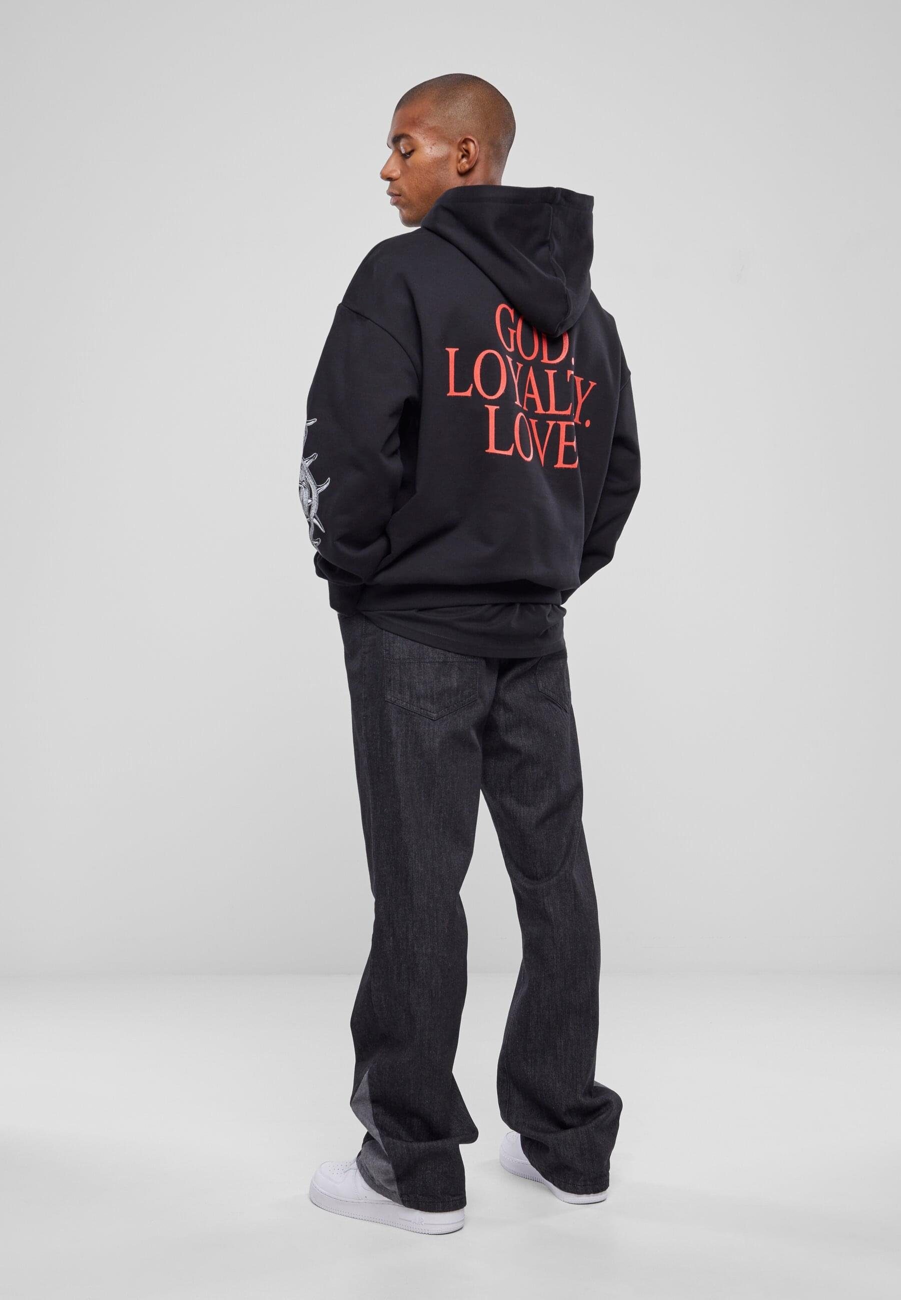 Tee Mister Love black Loyalty Hoodie Oversize God (1-tlg) Hoodie Unisex by Ultraheavy Upscale