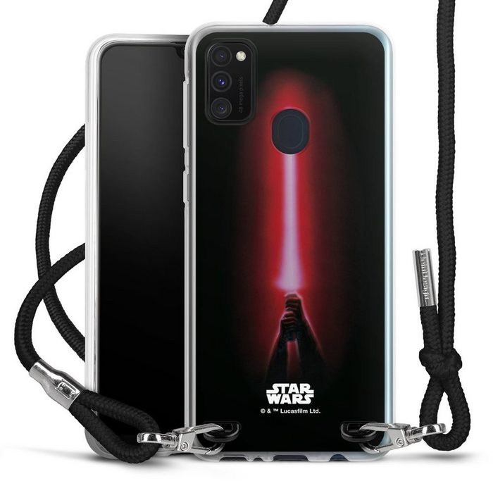 DeinDesign Handyhülle Fanartikel Laserschwert Star Wars Sith lightsaber - Star Wars Samsung Galaxy M30s Handykette Hülle mit Band Case zum Umhängen