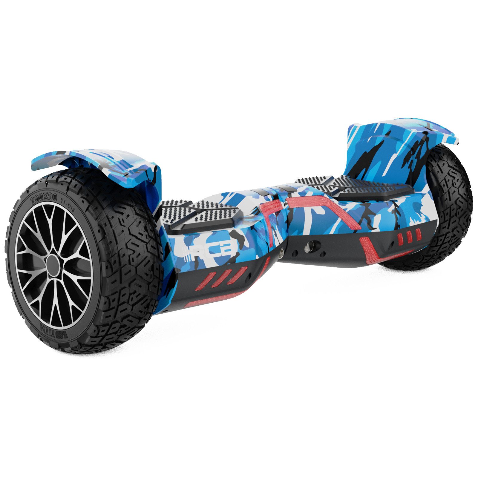RCB TECH Balance Scooter RH3, 8,5 Zoll Hoverboard, 2 x 200 W-Motor, 6 km/h, 9 km/h, 12 km/h