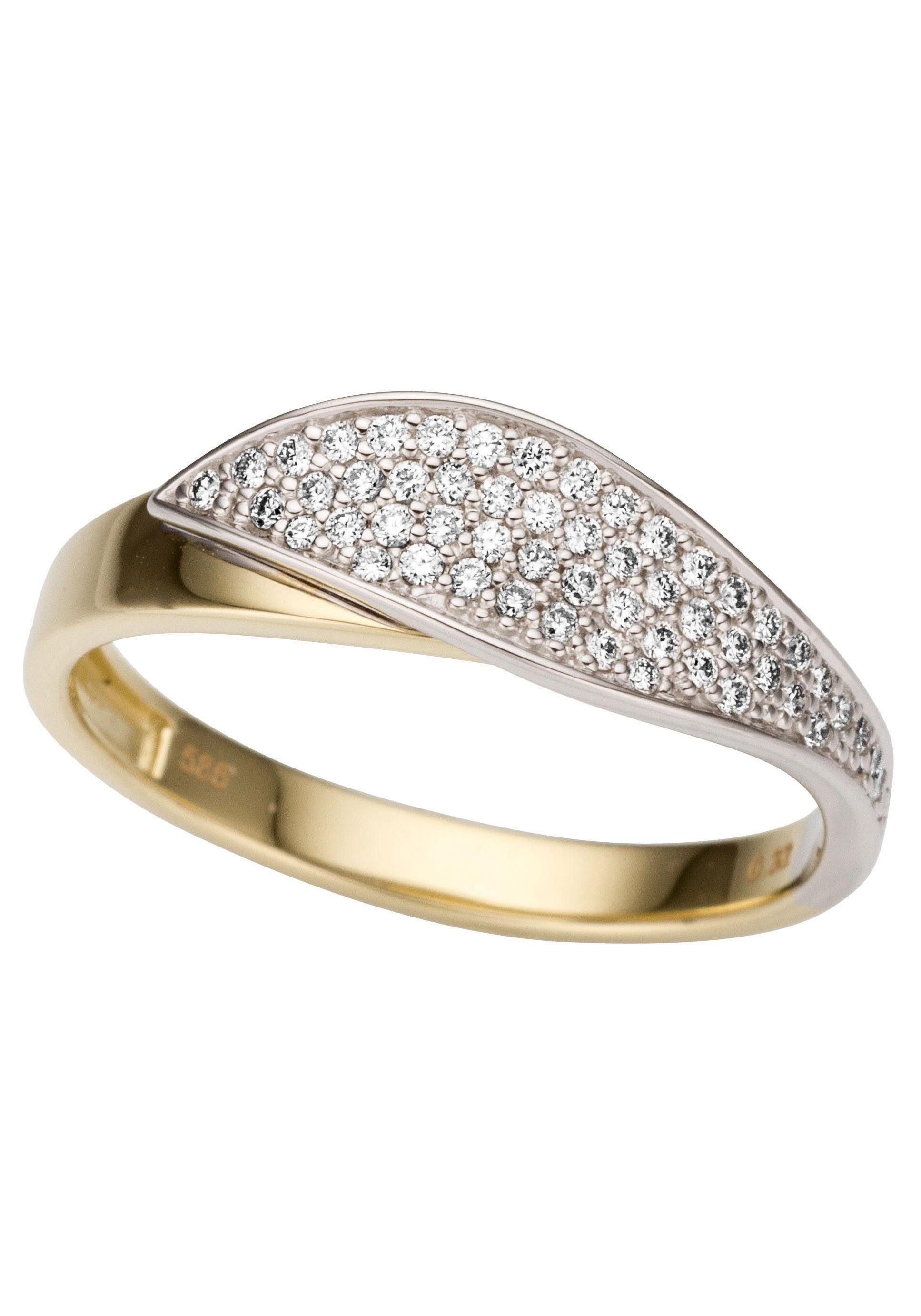 Fingerring Schmuck Geschenk Gold 585 Damenring Goldring