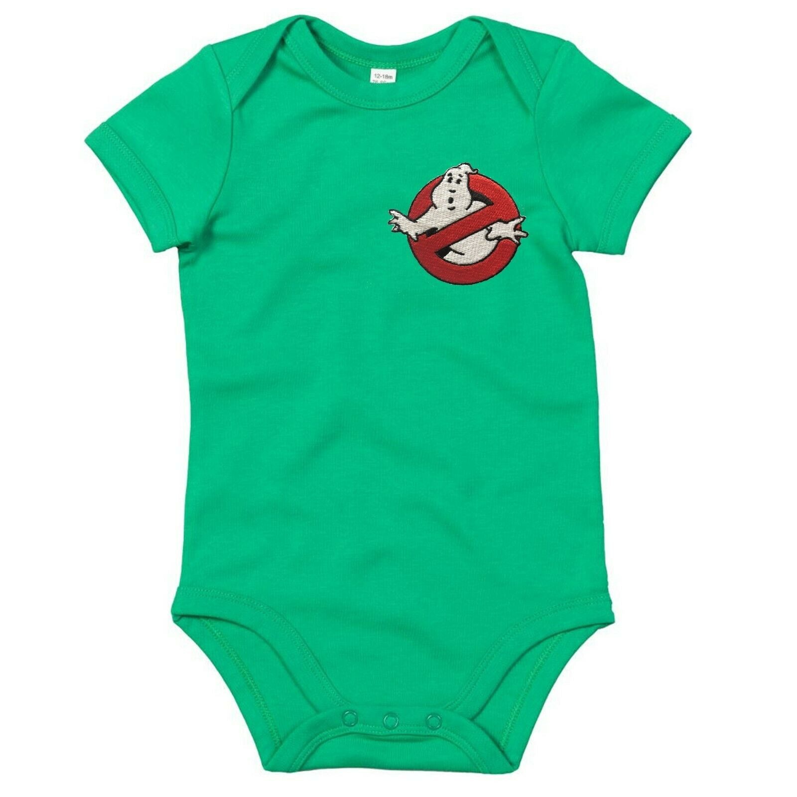 Strampler Kultiger Baby Body mit GhostBusters patch Stickerei Komfort Fit