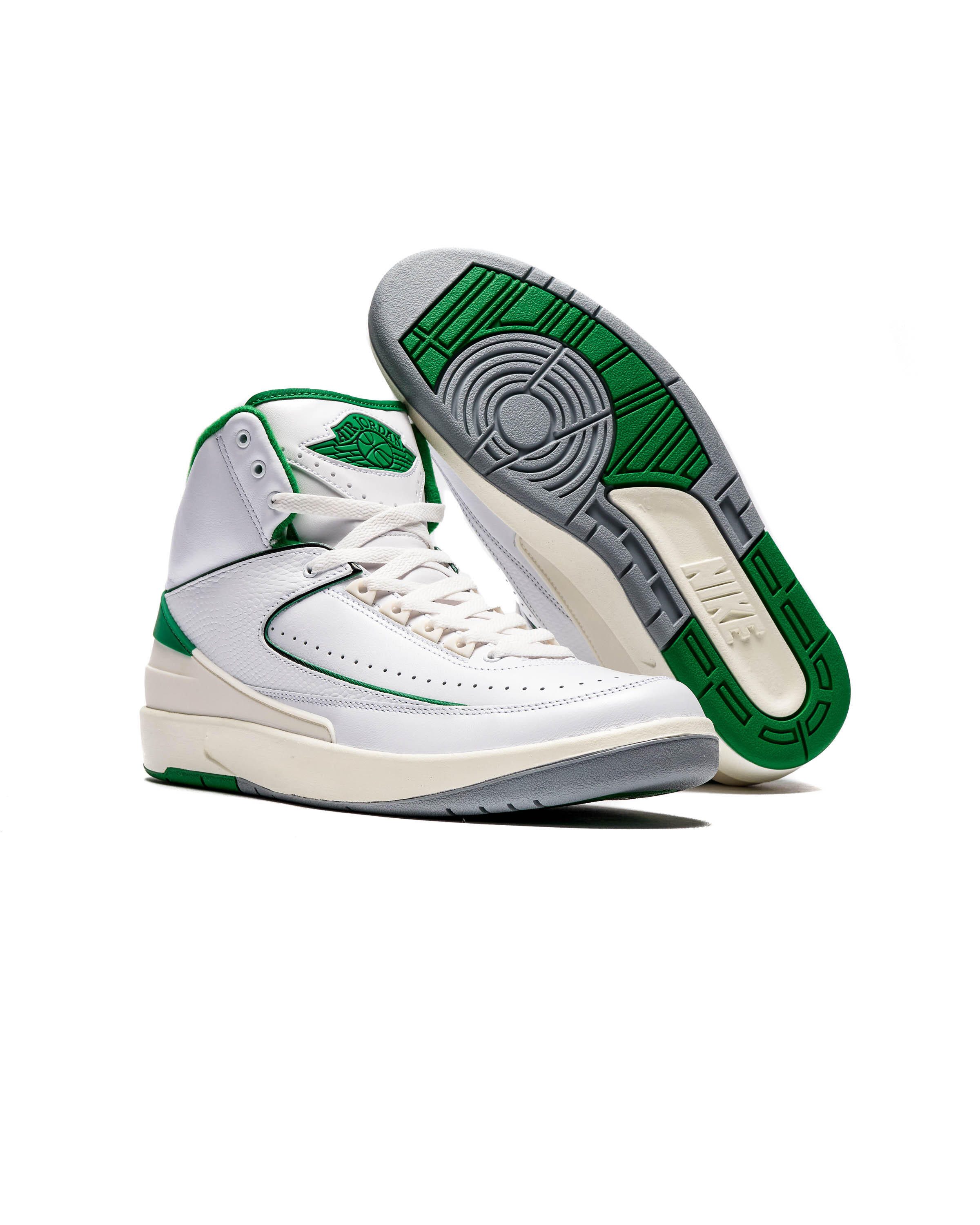Sneakers Nike Air Jordan 2 Retro White Lucky Green Herren - Größe EUR 45 Sneaker limitierte Auflage
