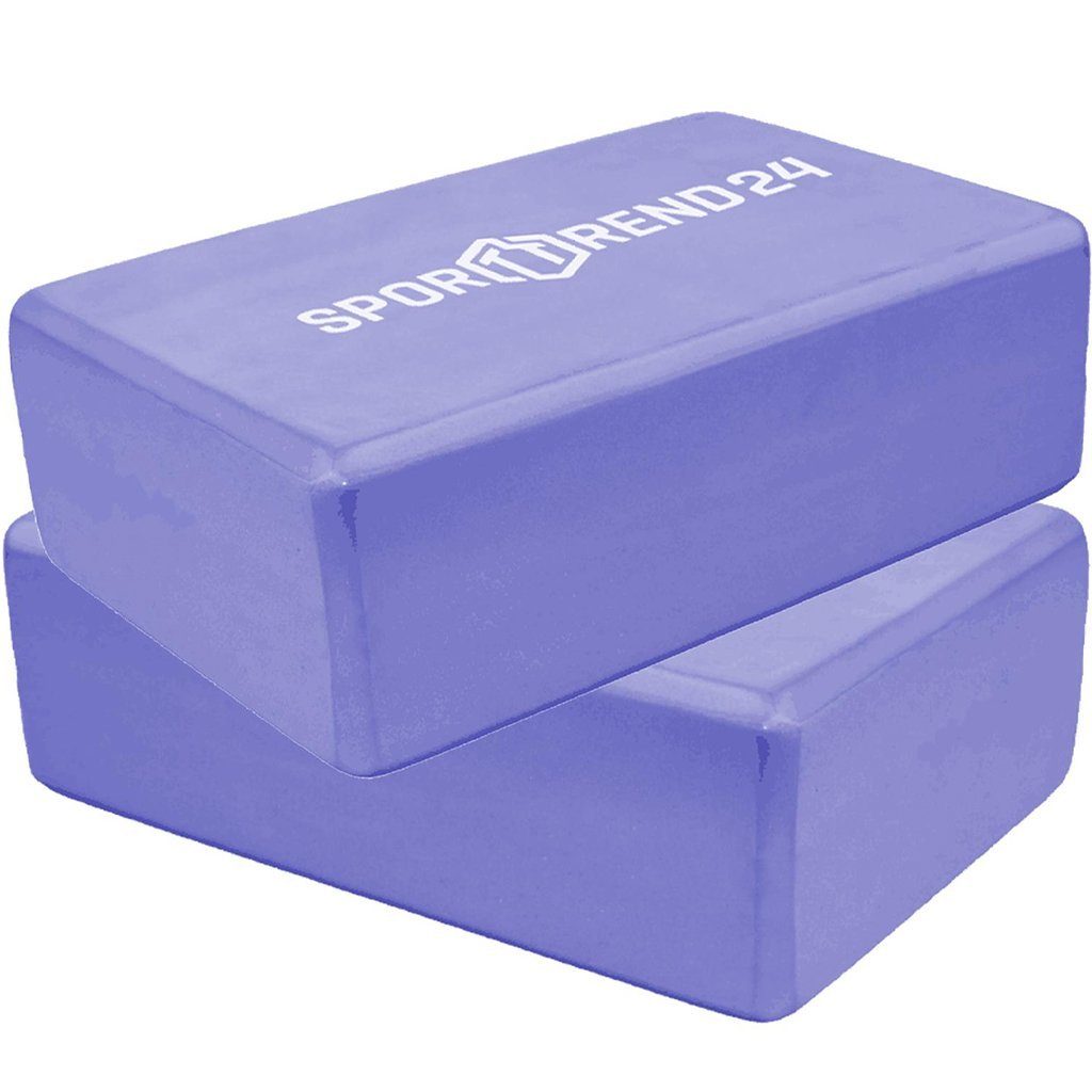 Yogablock 2 x Yoga Block EVA Schaumstoff