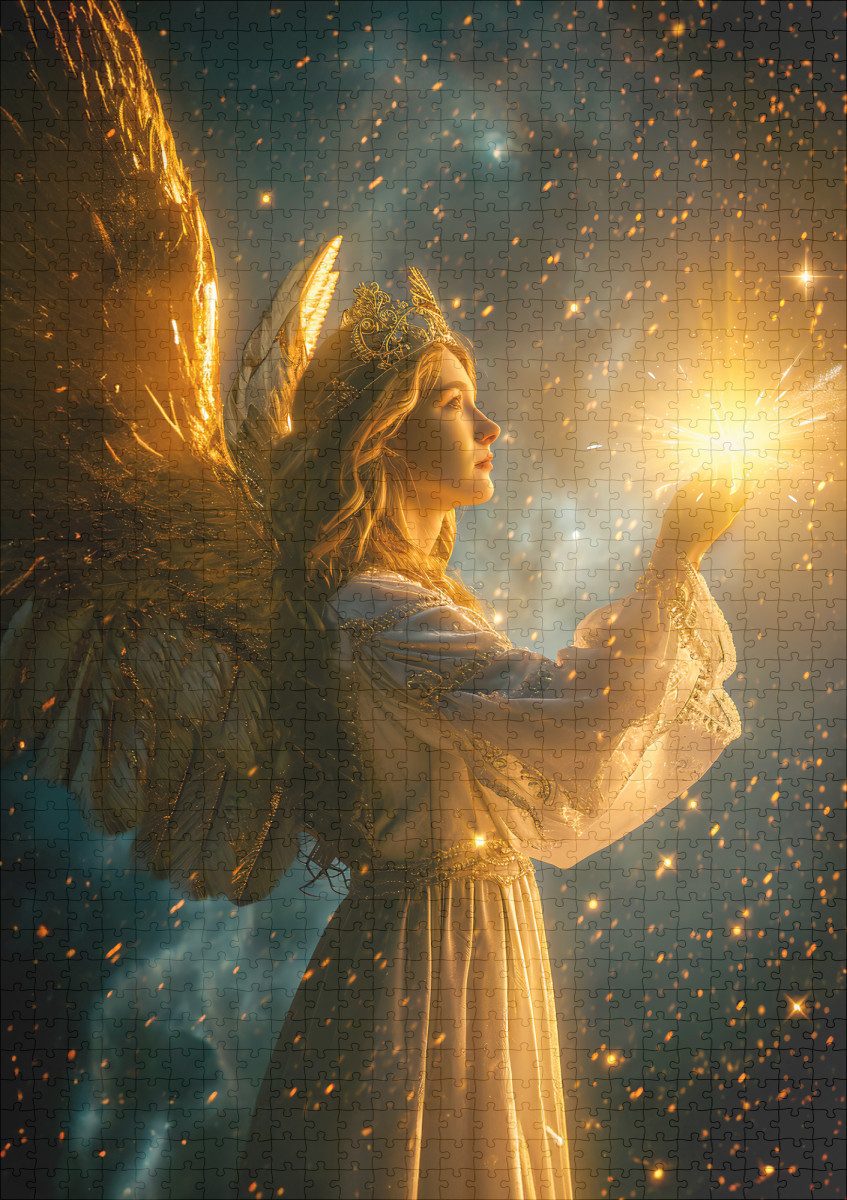 raxxa Puzzle "Angel Holding a Radiant Star", FSC®, 1000 Puzzleteile günstig online kaufen