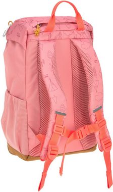 LÄSSIG Kinderrucksack Adventure, rose, Mini Backpack, inkl. Sitzunterlage; PETA-approved vegan; aus recyceltem Material