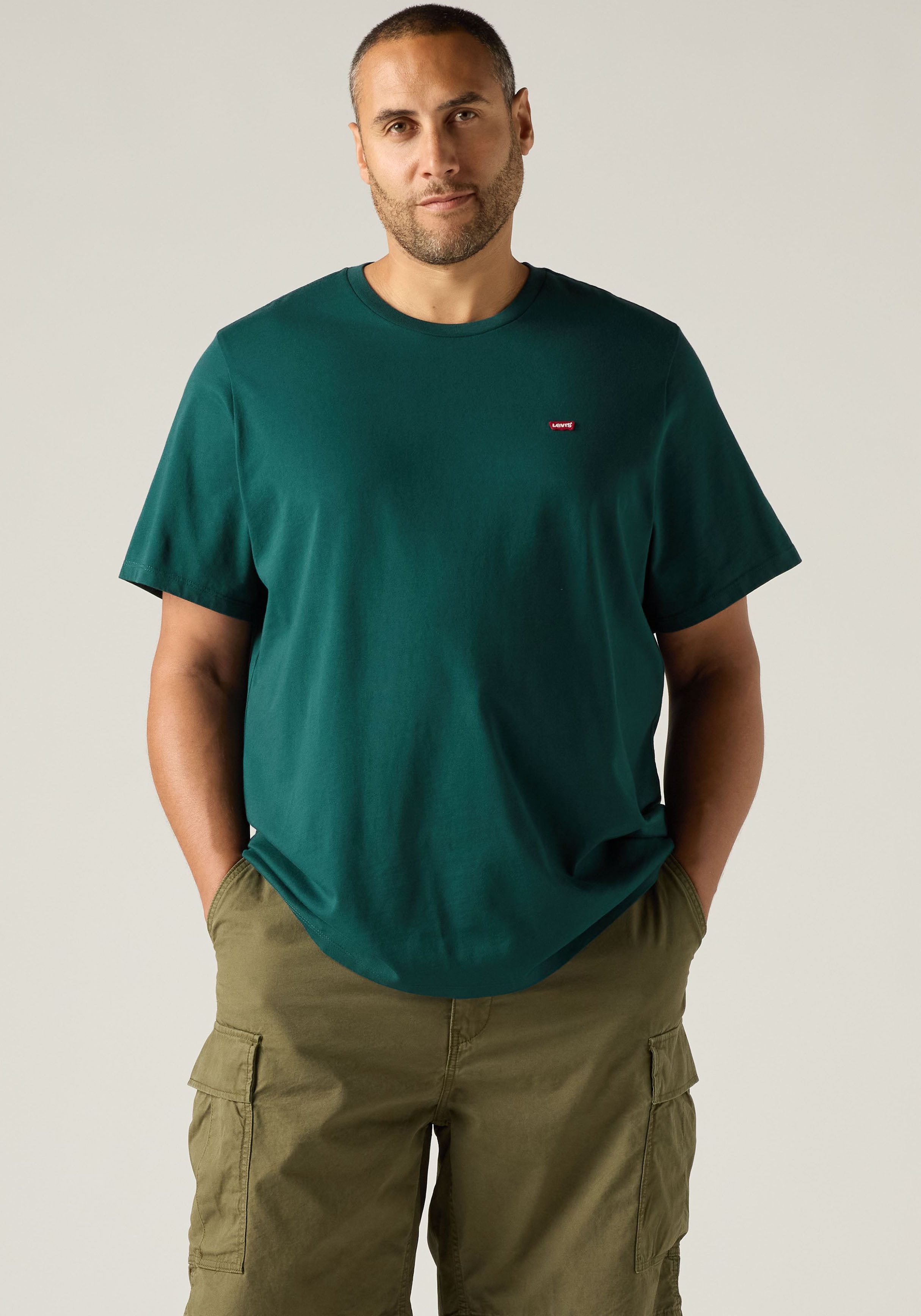 Levi's® Plus T-Shirt LE BIG ORIGINAL HM TEE mit Logo Stickerei
