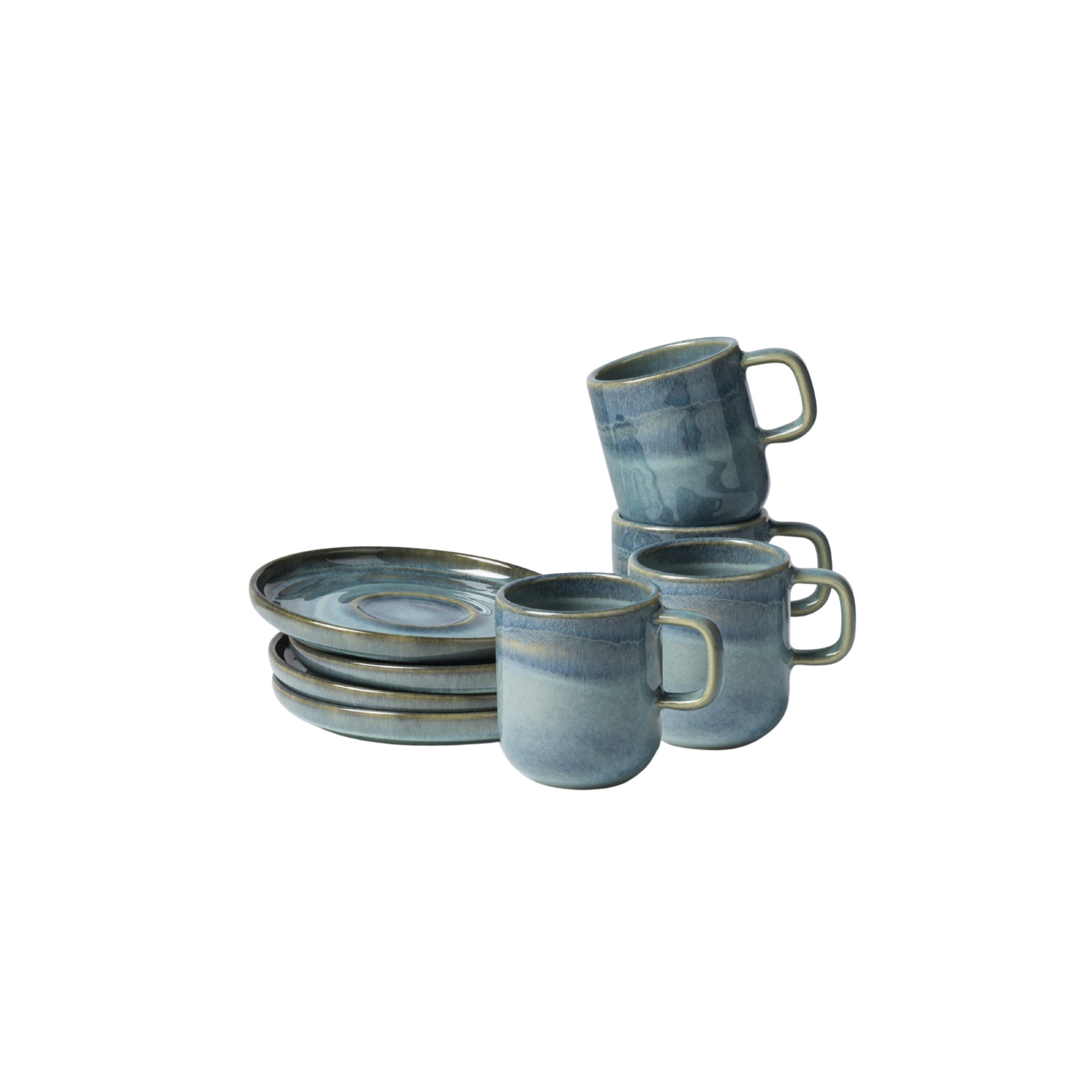 Gipfelstück Tasse TIEFER SEE, Steinzeug
