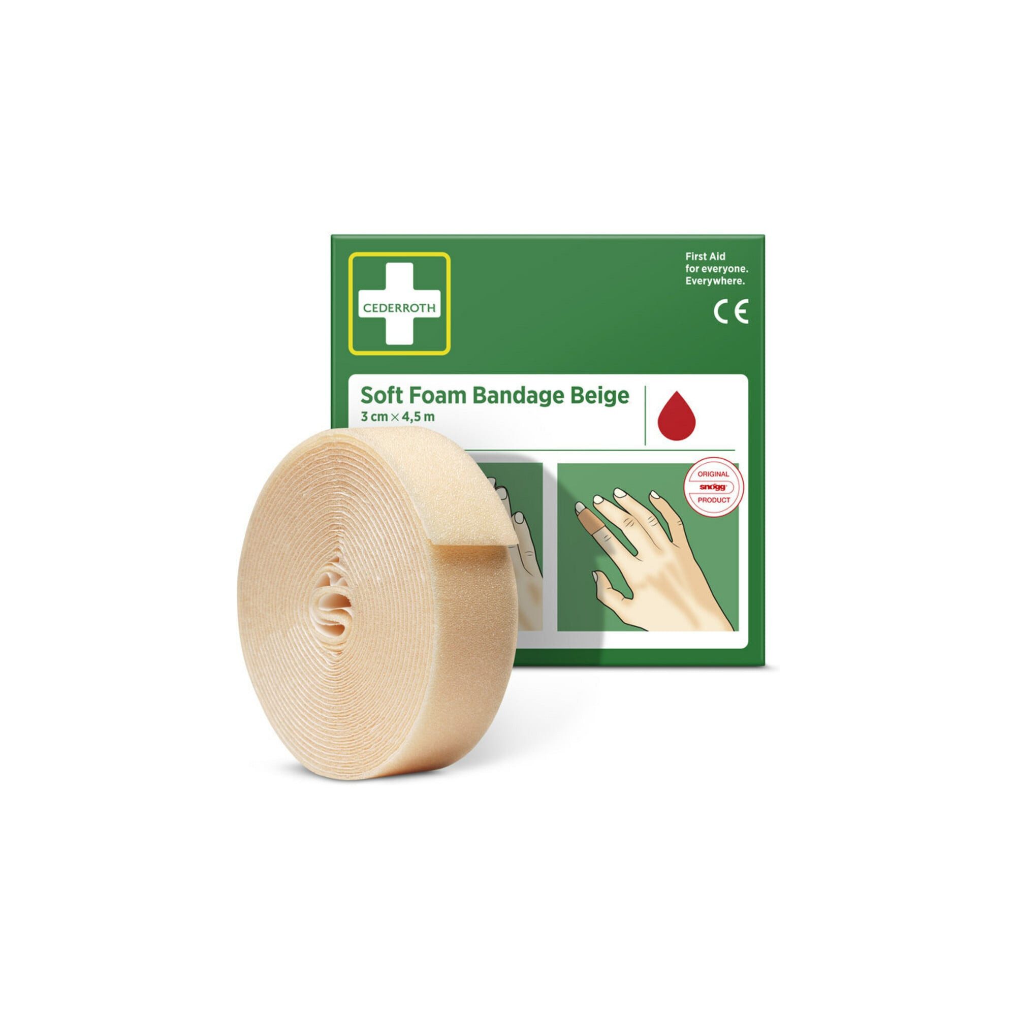 Cederroth CEDERROTH Schaumbandage 3cm x 4,5m
