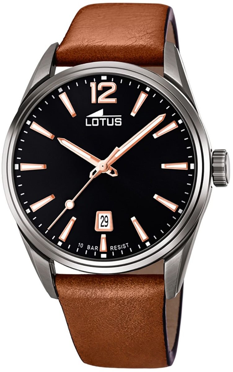 Quarzuhr LOTUS Herren Uhr Sport 18685/2 Leder