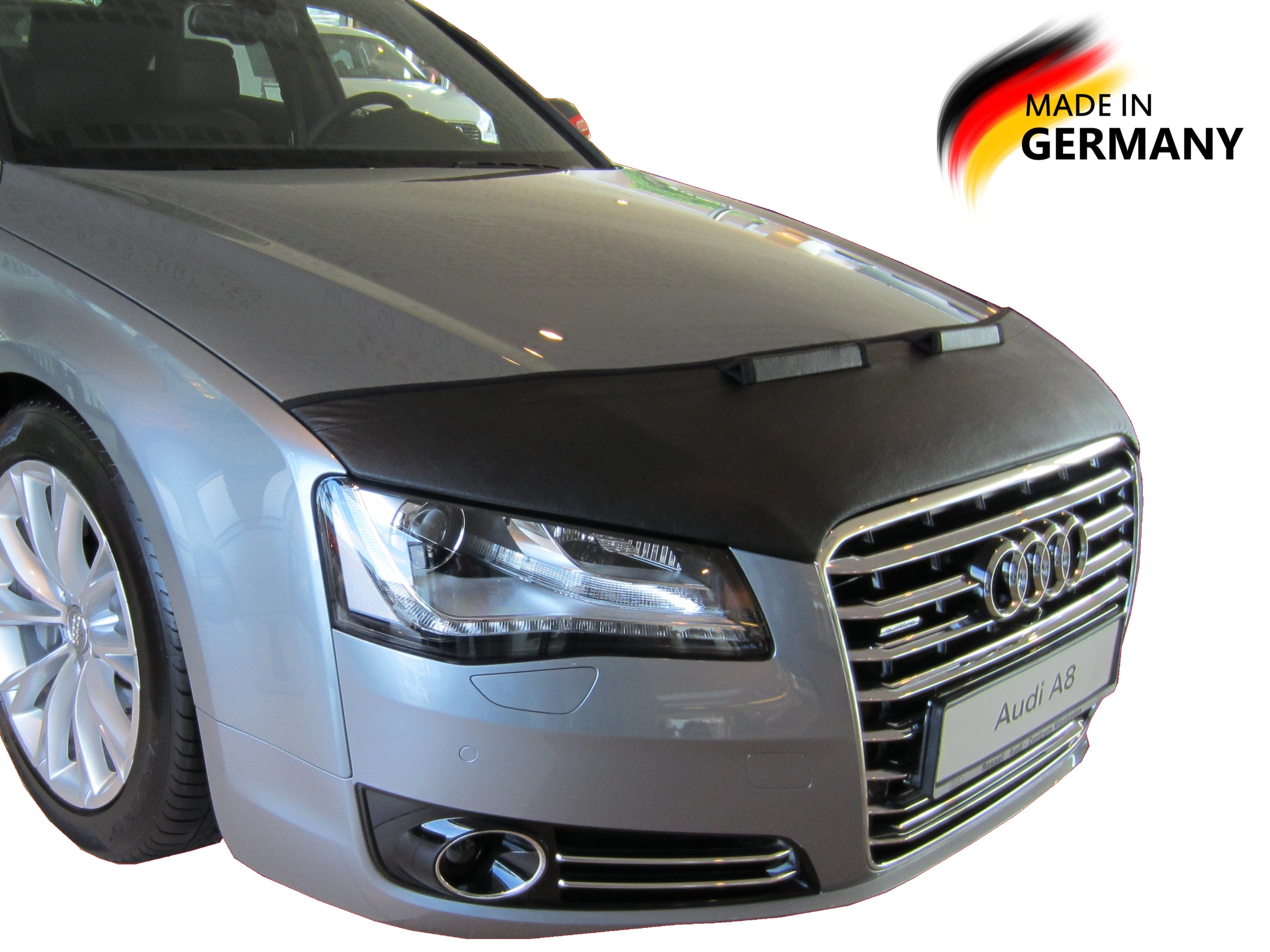 auto-bra Autoplane Steinschlagschutz kompatibel mit AUDI A8 D4 2009-2017 Haubenbra