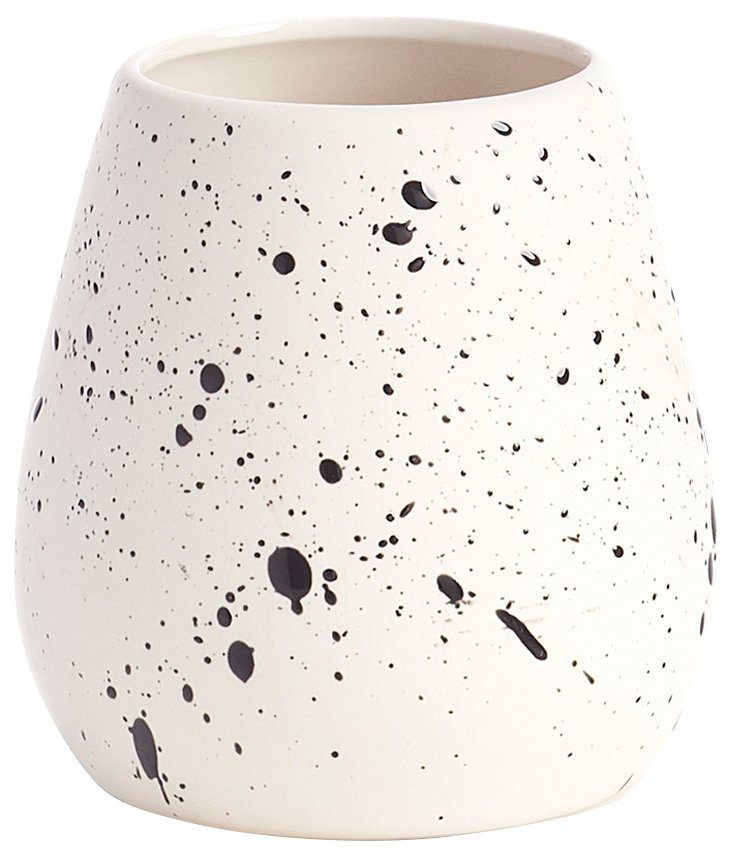 Zeller Present Zahnputzbecher »Spotted«, (1-St), zeitloses Design