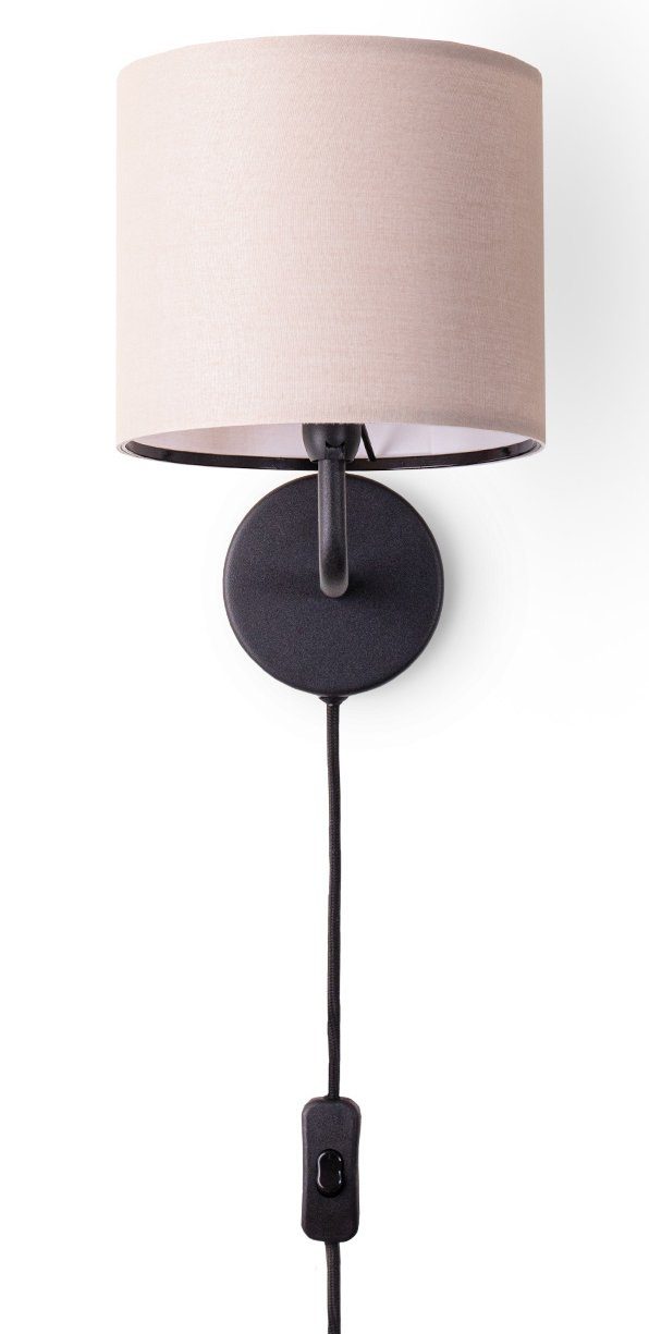 Paco Home Wandleuchte Uni Color, ohne Leuchtmittel, Wandlampe Schalter Flur günstig online kaufen