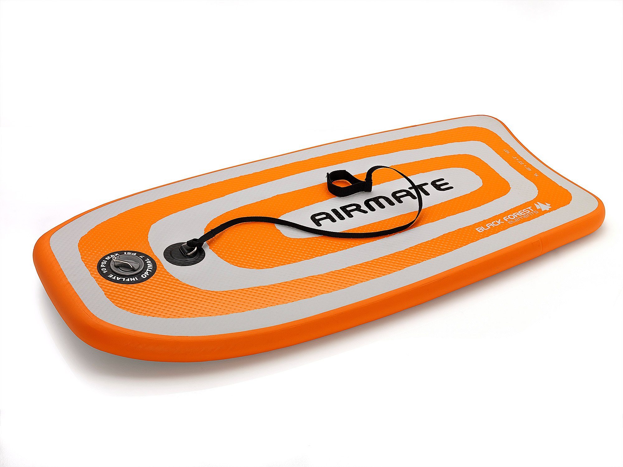 BLACK FOREST ELEMENTS Bodyboard AIRMATE landlocked (1 Bodyboard tlg), für surfers XL