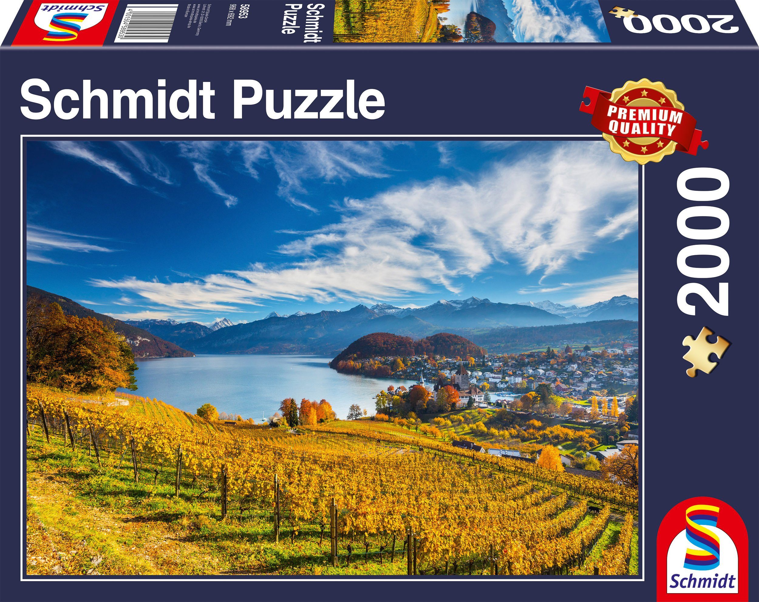 Image of Schmidt Spiele Puzzle »Weinberge«, 2000 Puzzleteile