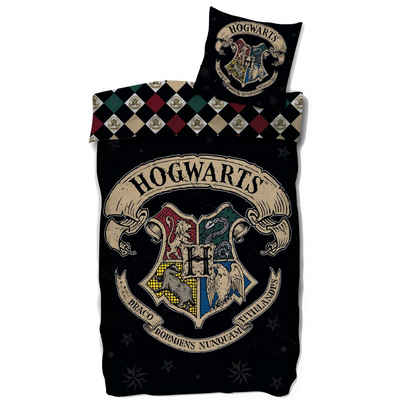 Jugendbettwäsche Harry Potter Bettwäsche 135x200 80x80 Hogwarts Bettwäsche Baumwolle, SkyBrands