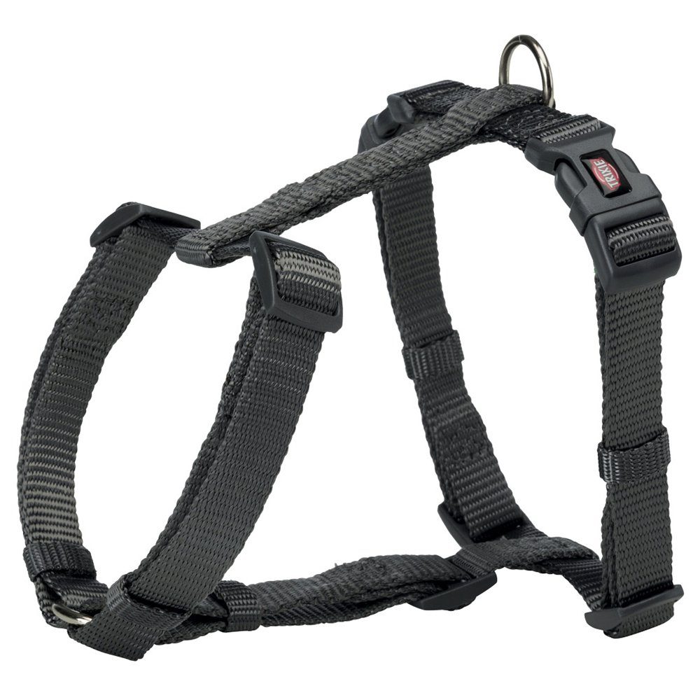 Hunde-Geschirr Premium H-Geschirr graphit