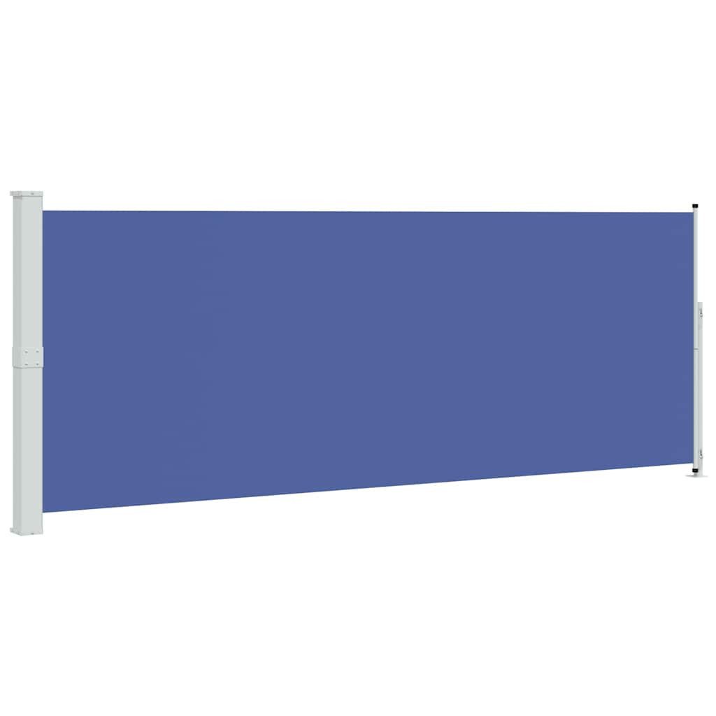 Seitenmarkise Seitenmarkise Ausziehbar 180x500 cm Blau