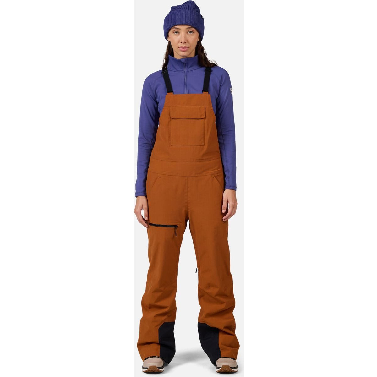 Rossignol Skihose W Outerlimits Insulated Bib Stilvolle, wasserdichte Damen-Latzhose mit recycelter Isolierung