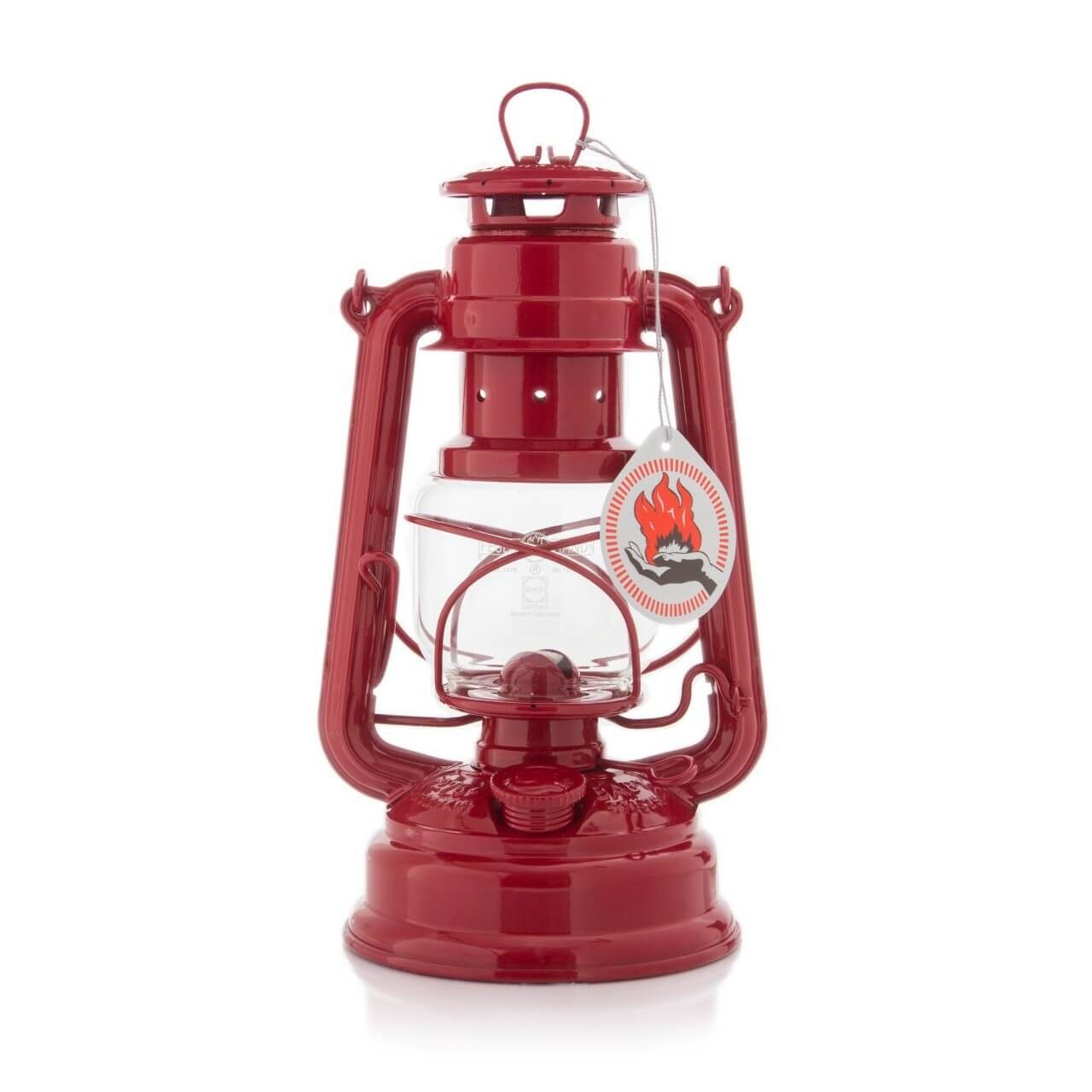 Petromax Außen-Stehlampe, Feuerhand Sturmlaterne 276 rubinrot Camping Leuchte