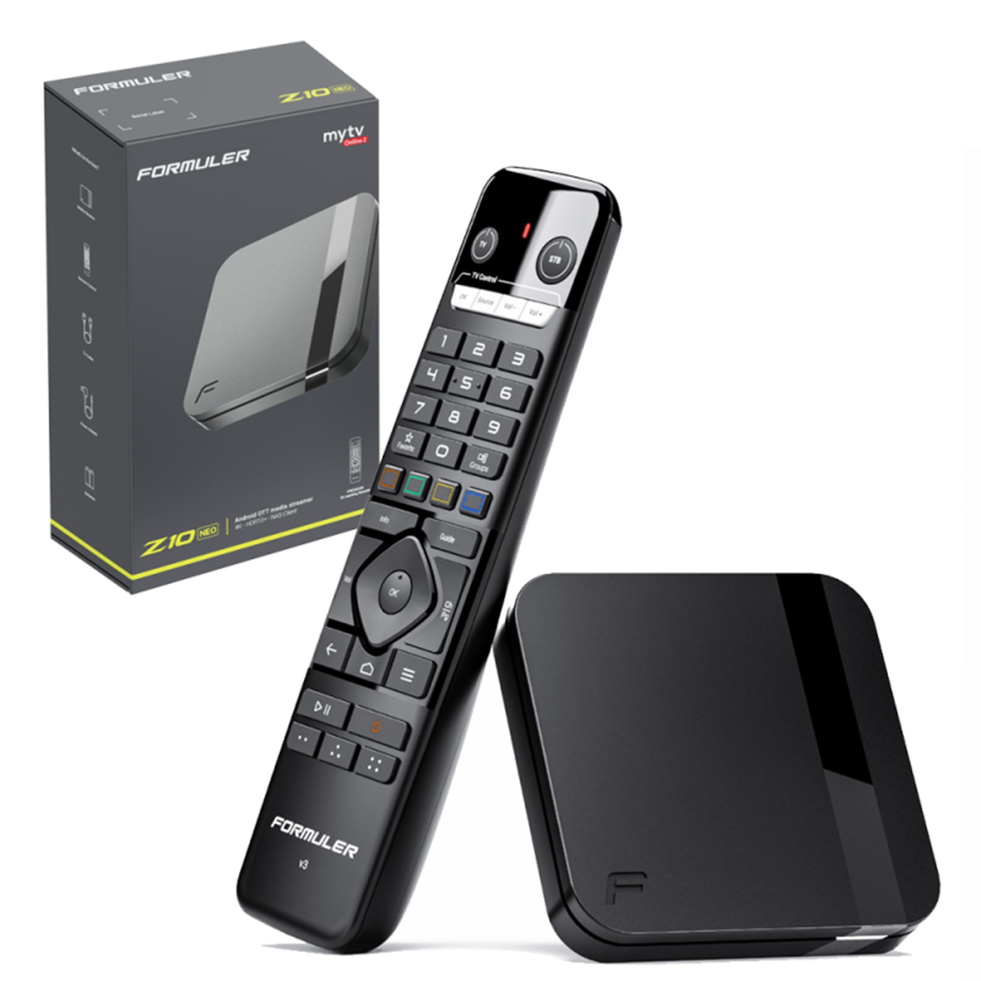FORMULER Streaming-Box Z10 NEO 4K Android 10 OTT Medien-Streamer 2GB RAM 4GB Flash und WLAN