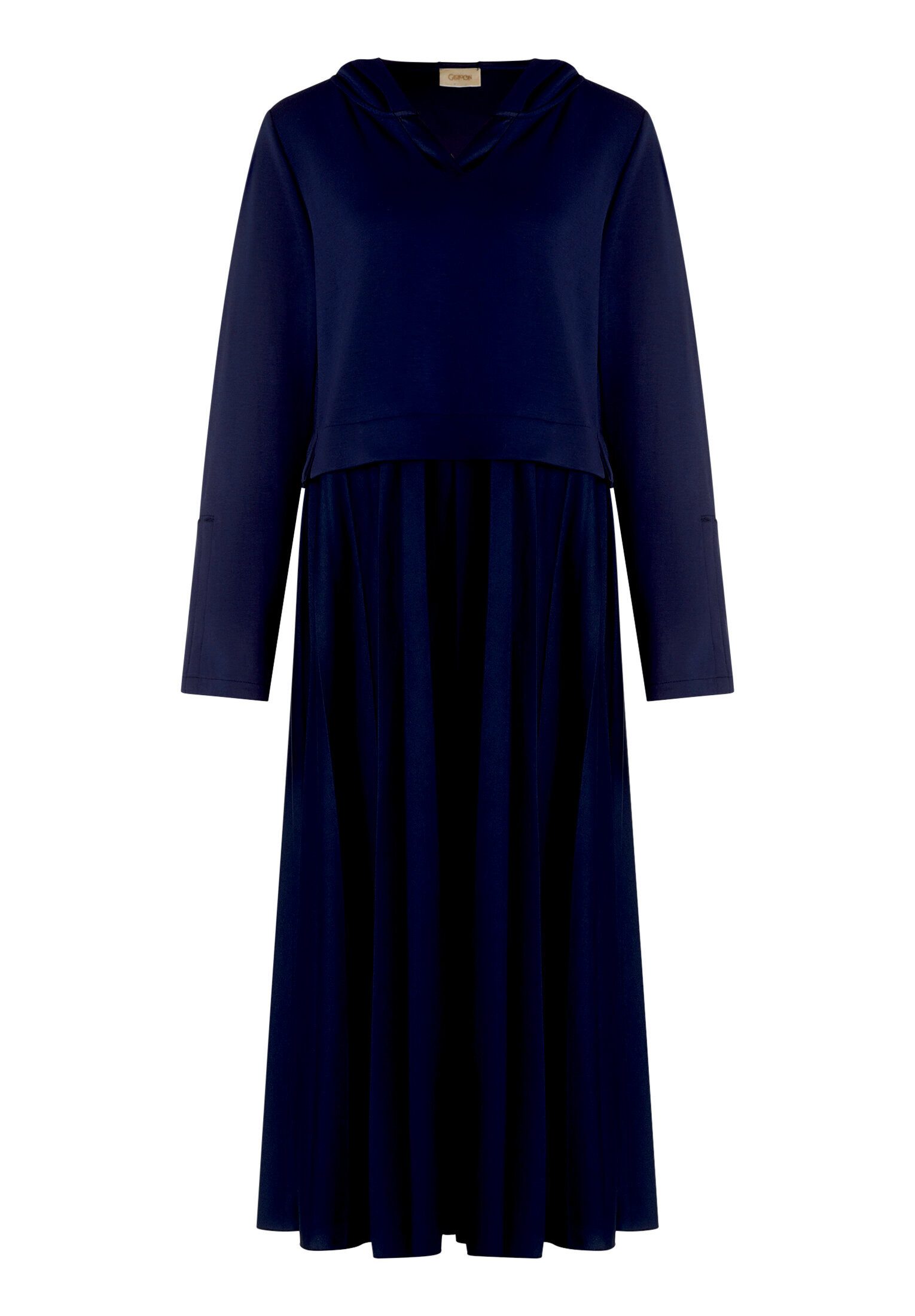 Cartoon Druckkleid Damen mit Kapuze
