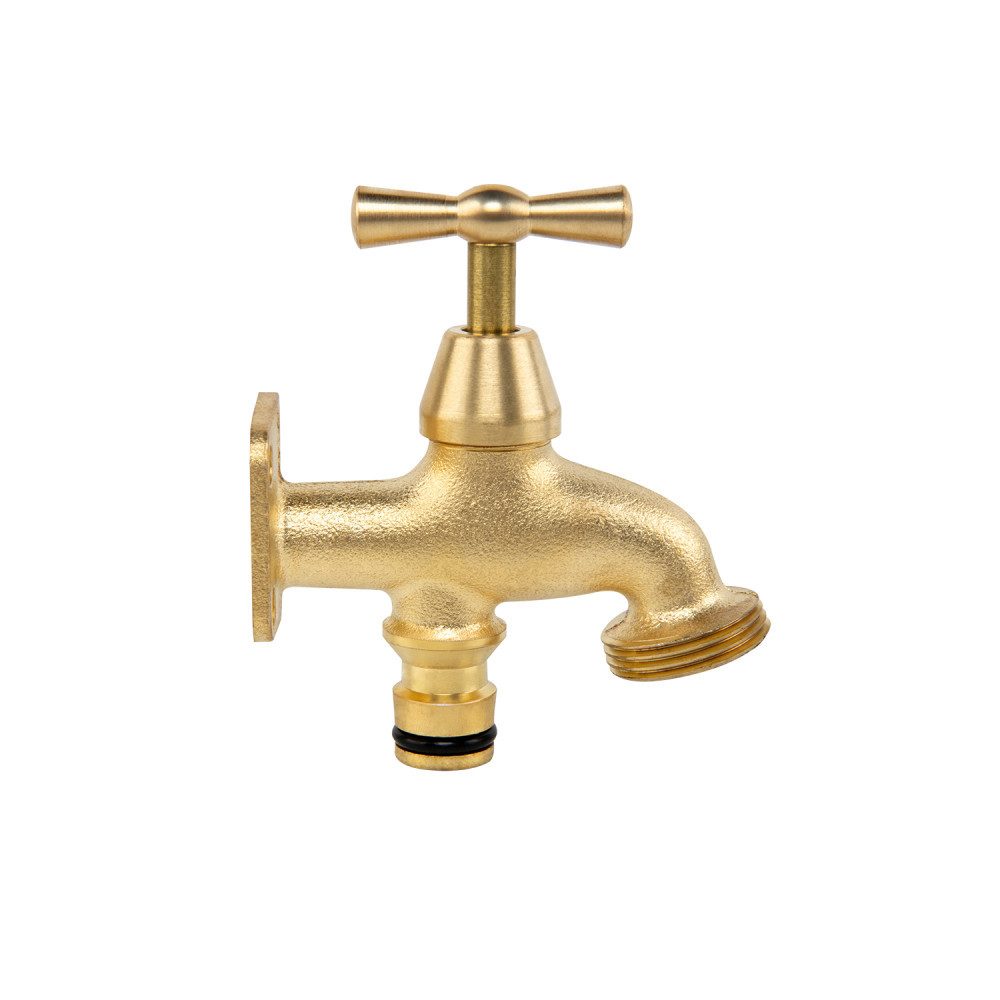 Bradas Kugelhahn Gartenwasserhahn Kugelventil Wandmontage Wasseranschluss AG 3/4"
