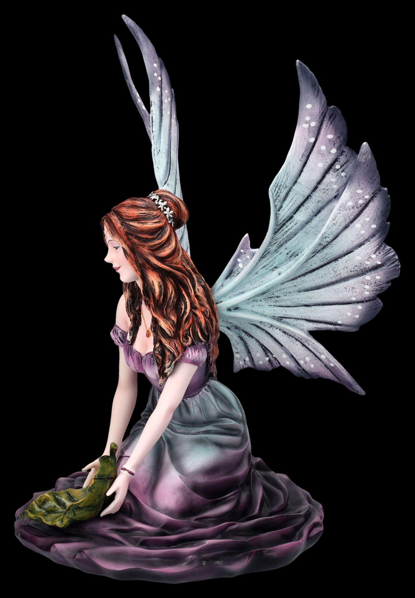 Figuren Shop GmbH Fantasy-Figur Elfen Figur sammelt Wasser - Fee Dekoration Fantasy