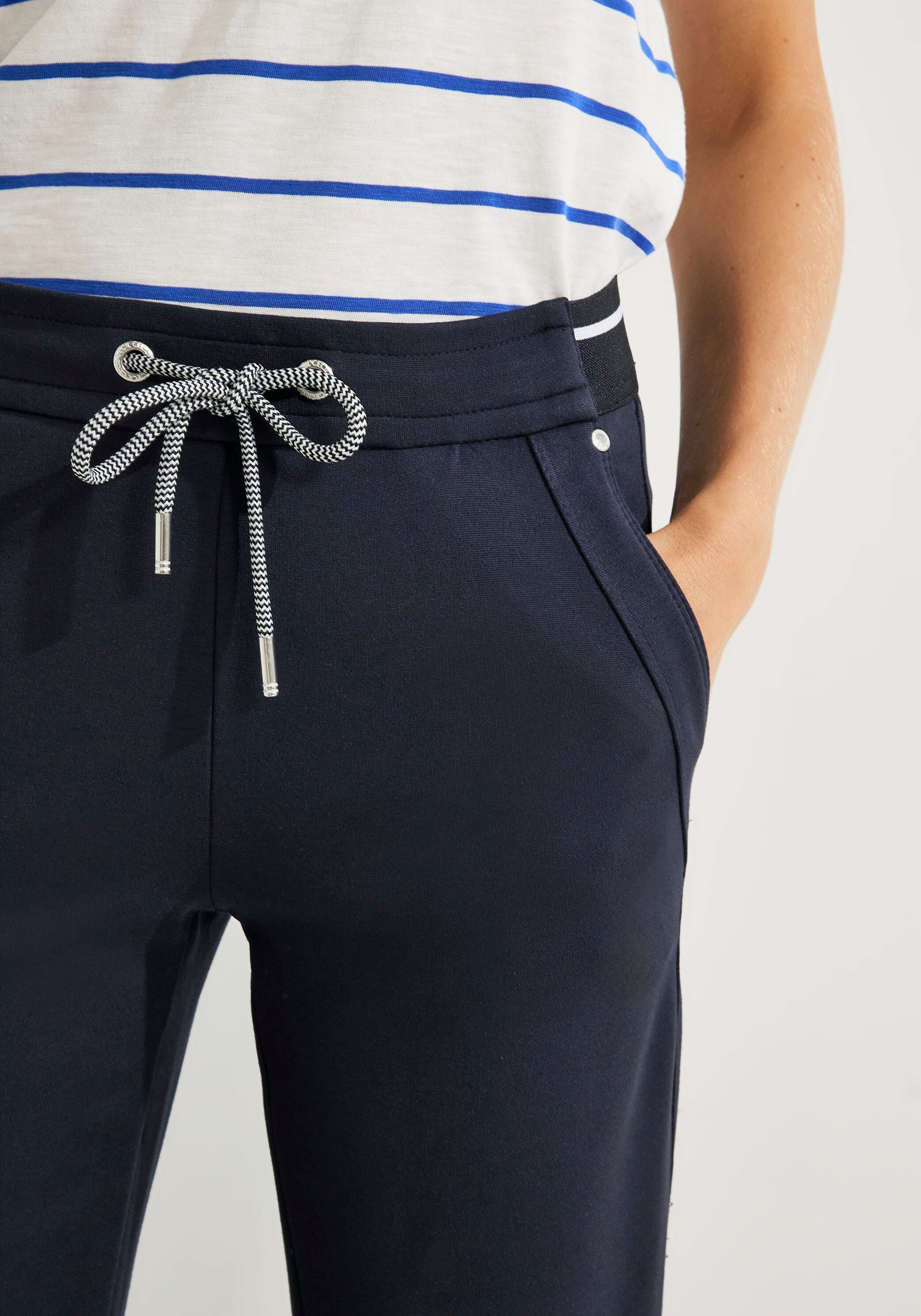 Stretch-Hose Cecil im blue Joggstyle night sky