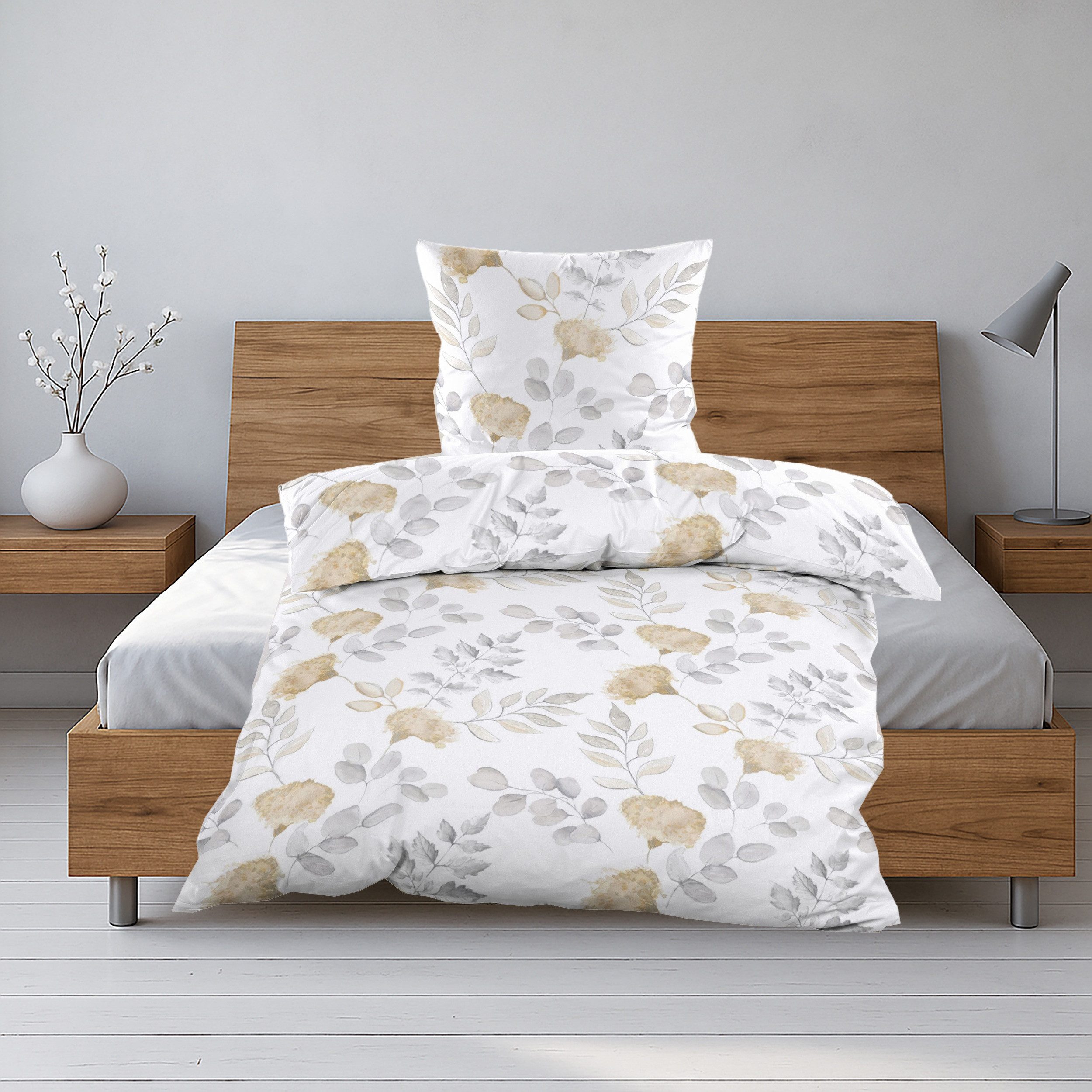 Casa Colori Bettwäsche Renforce Ganjahres Bettgarnitur 135x200 cm, Renforce günstig online kaufen