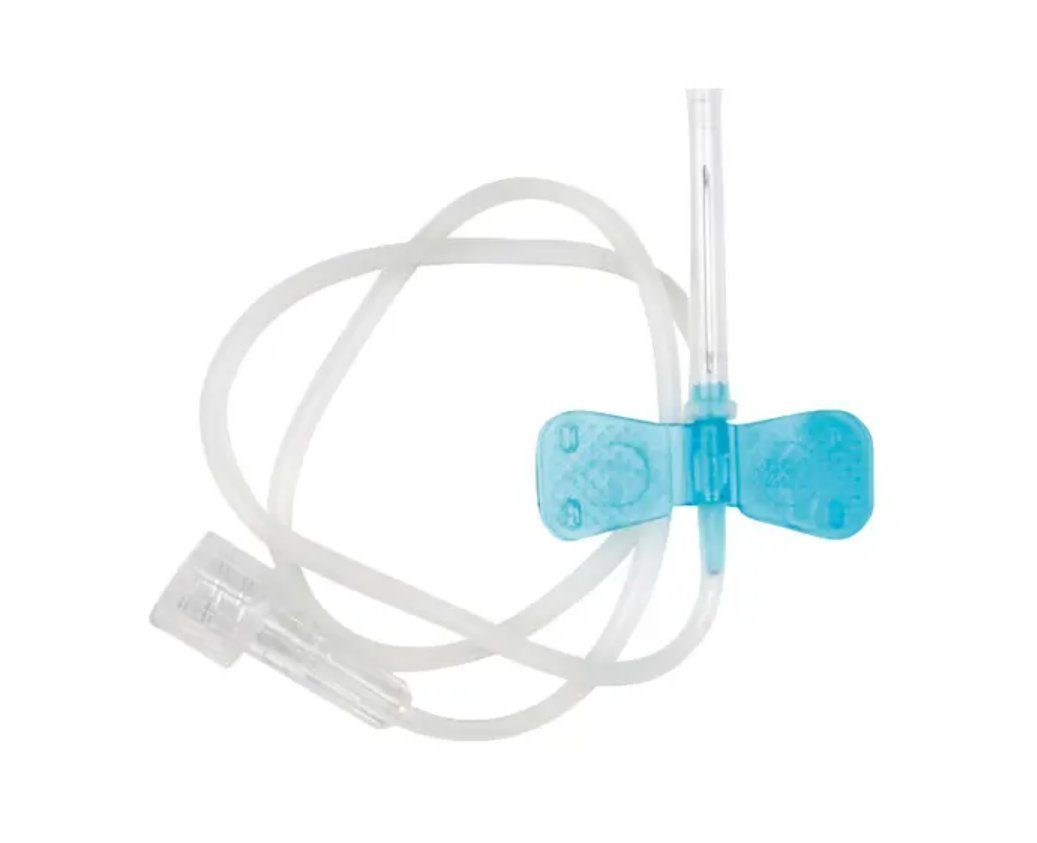 Wing-Flo Erste-Hilfe-Set Wing-Flo Flügelkanülen Simple Anwendung, Venenschutz, Luer Lock, weich, (Spar-Set, Blutabnahme, Infusionen, 50 St), 30cm Schlauch, knickstabil, geringeres Venentrauma