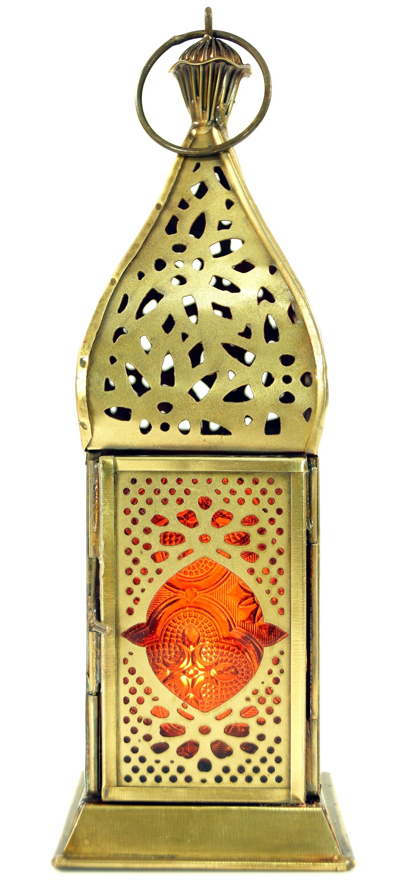 Guru-Shop Laterne Orientalische Metall/Glas Laterne in..