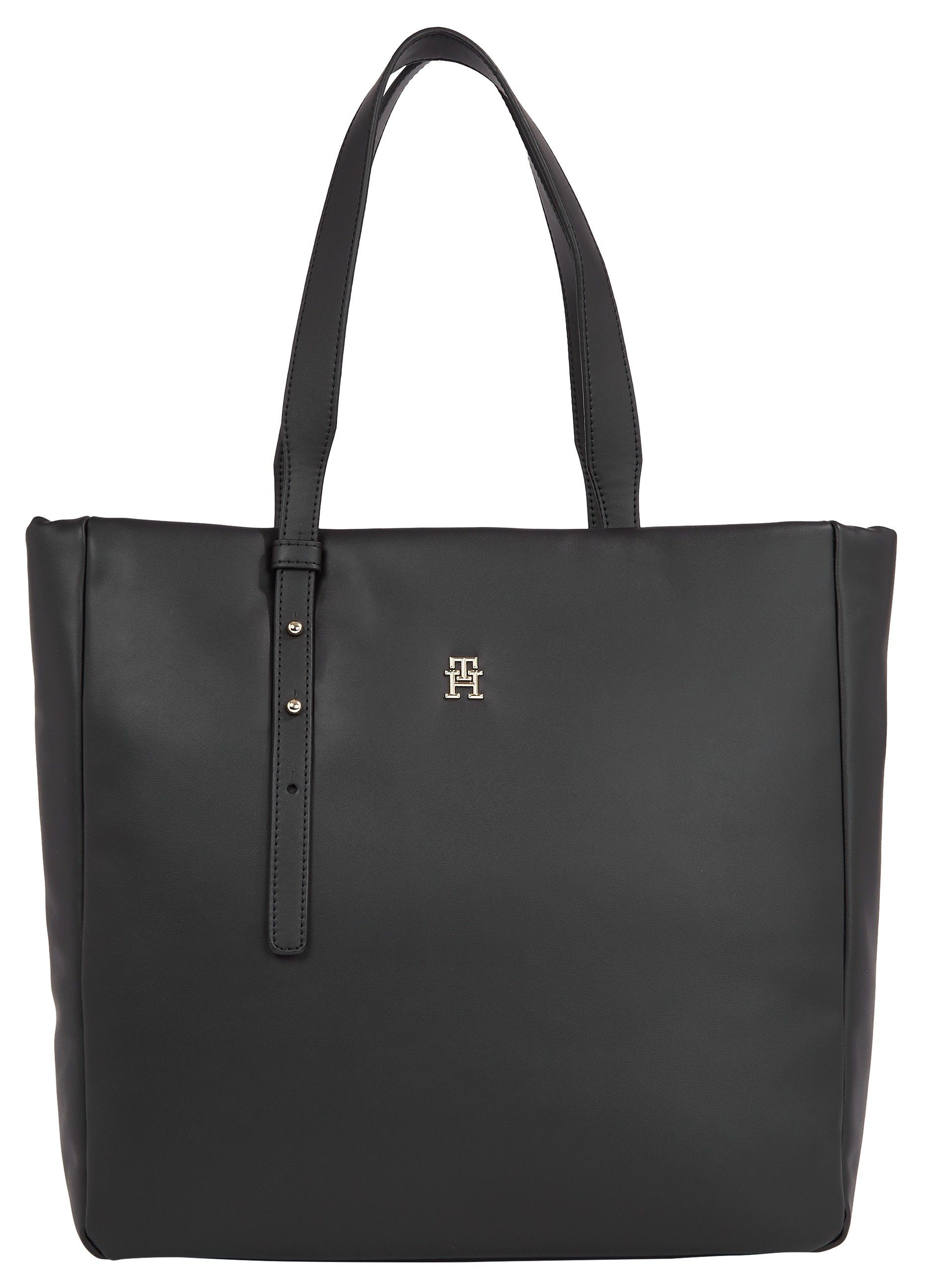 Tommy Hilfiger Shopper TH SOFT TOTE, Handtasche Damen Tasche Damen Henkeltasche Recycelte Materialien