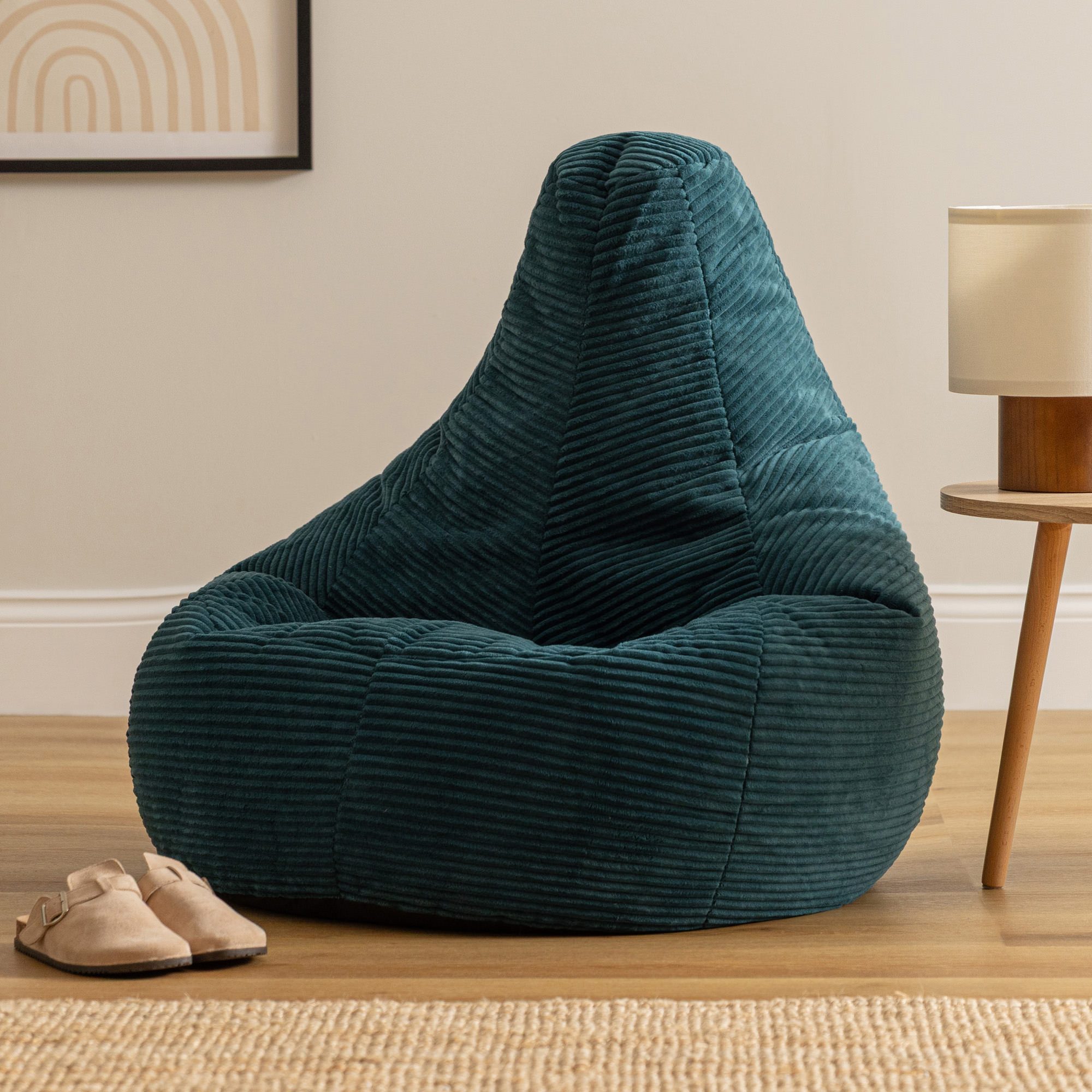 icon Sitzsack Sessel mit Rückenlehne aus Cord „Dalton“, Sitzsack XXL, Gaming Sitzsack, Made in Germany, Erwachsene & Kinder – Bild 3 von 5