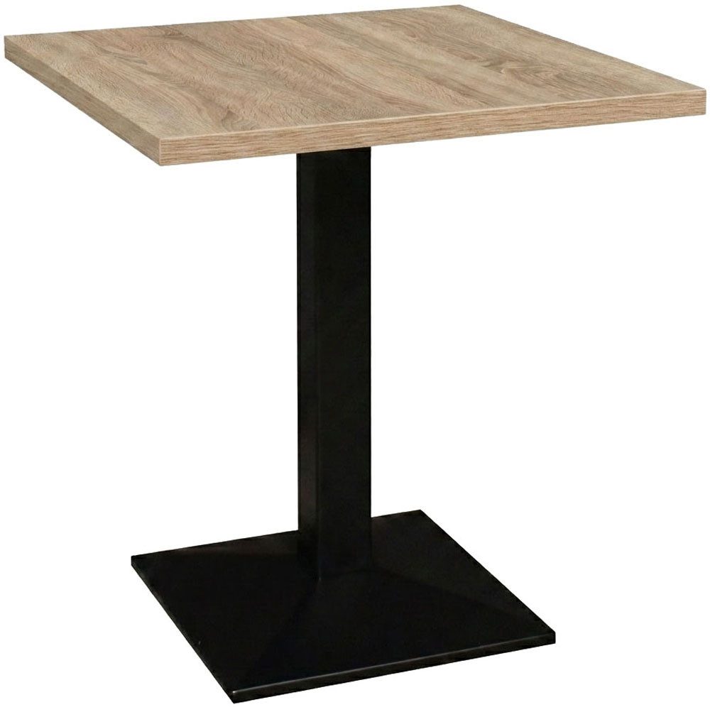 Mäusbacher Bistrotisch Big Bistro Metall, Quadrat-Säulengestell, eckige Platte BHT 70x75x70 cm