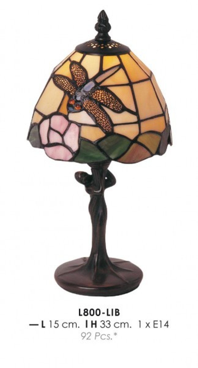 Tischleuchte Tiffany Tischleuchte Ø 15 x H. 33 cm - Tiffany Schreibtischleuchte
