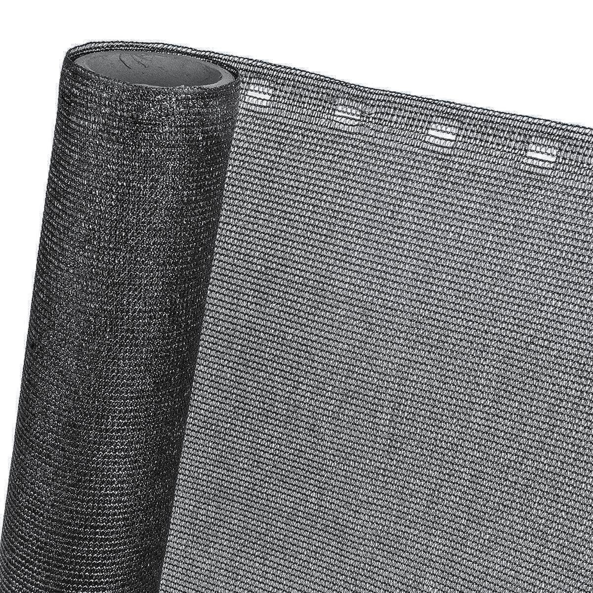 HaGa Schutznetz ZAUNBLENDE 85 % 1,5m x 10m Netz in schwarz, (Gewebegewicht ca. 150 g/m², 85% Schattierwirkung, Hohe), Sichtschutznetz, Abdecknetz, Multifunktionelles UV-stabilisiertes