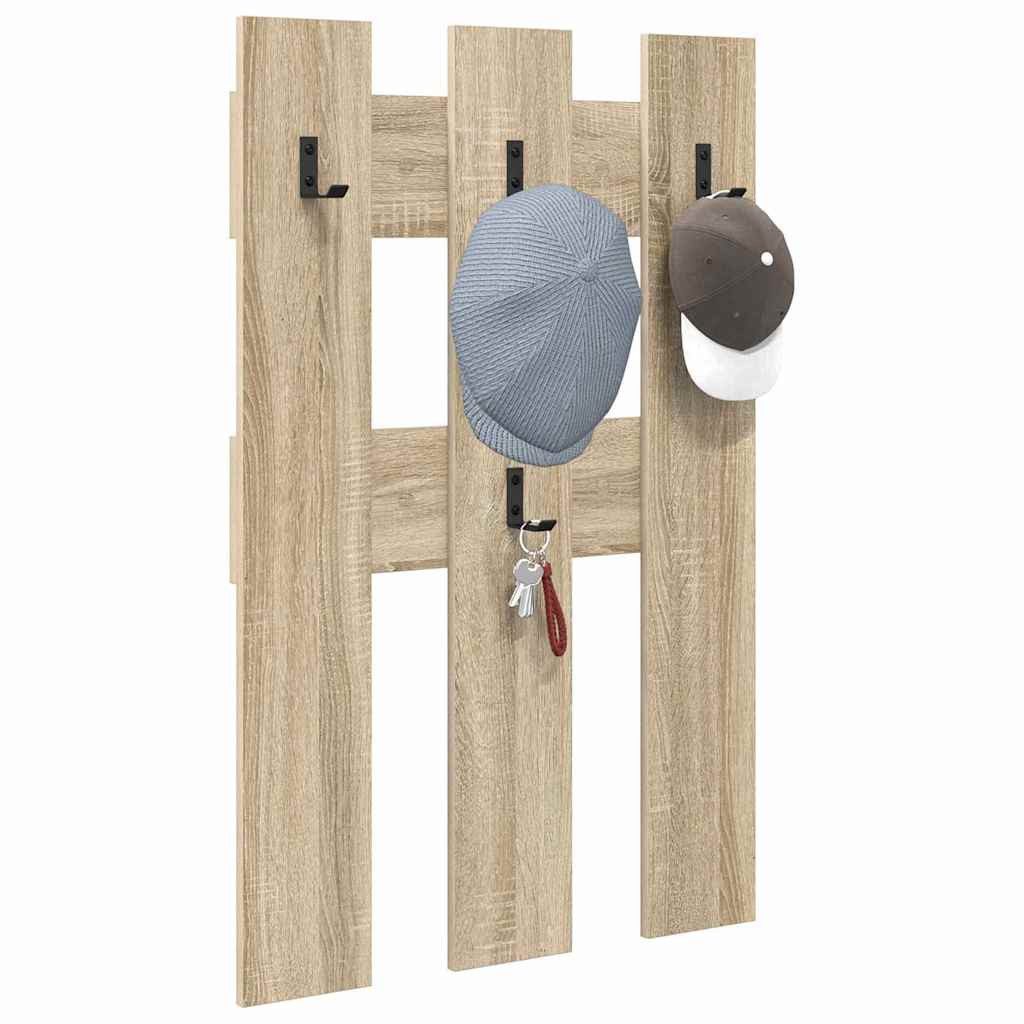 vidaXL Regal Wandmontierter Kleiderständer Sonoma-Eiche 65 günstig online kaufen