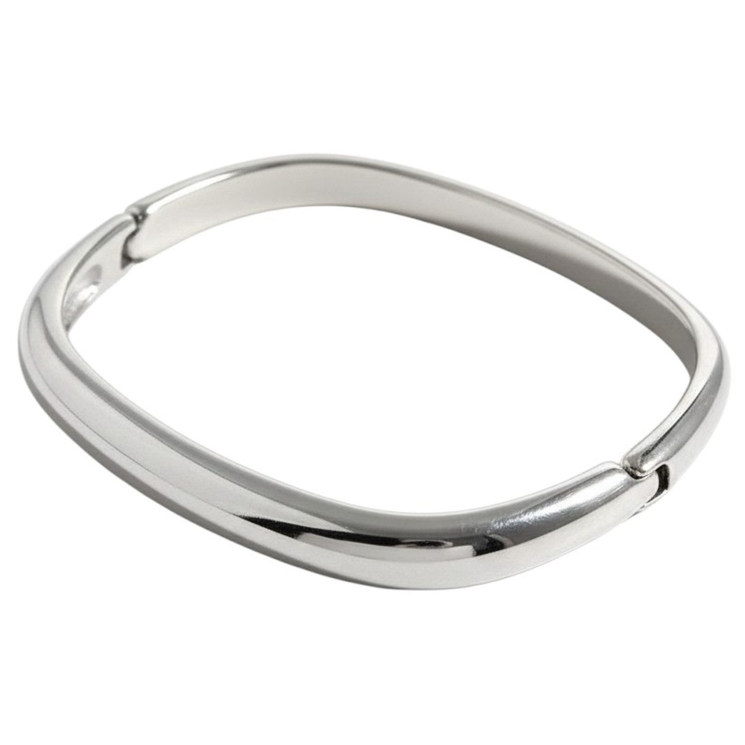 KARMA Armreif Damen Silber Edelstahl 6 cm modernes Design (Edelstahlarmreif günstig online kaufen