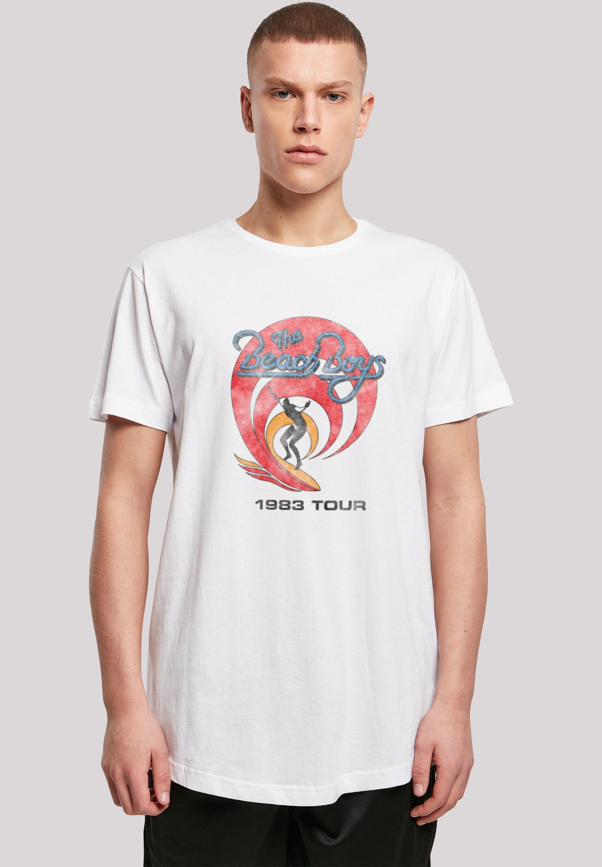 F4NT4STIC T-Shirt The Beach Boys Band Surfer '83 Vintage Print