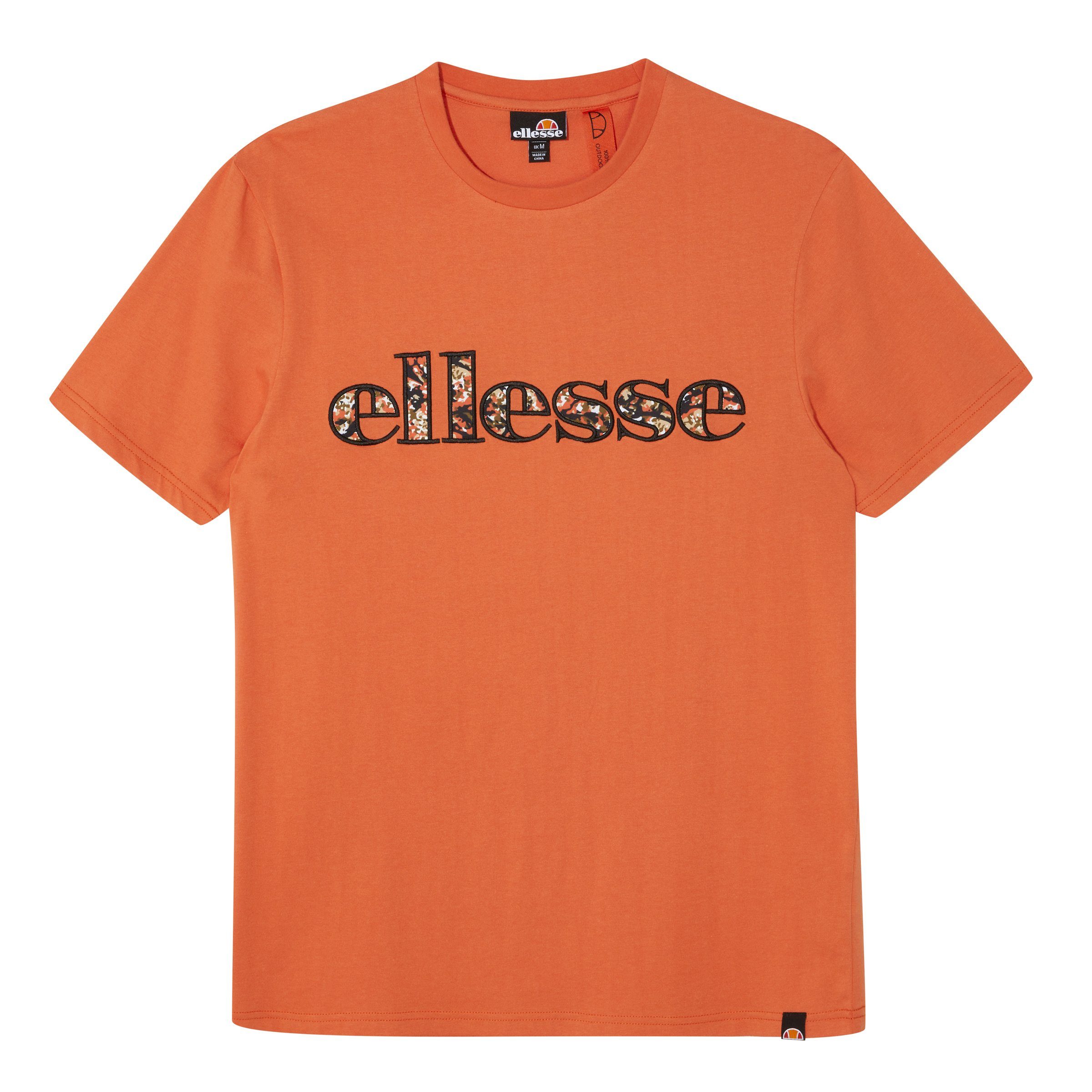 T-Shirt orange Ellesse Crater Ellesse Herren T-Shirt Adult