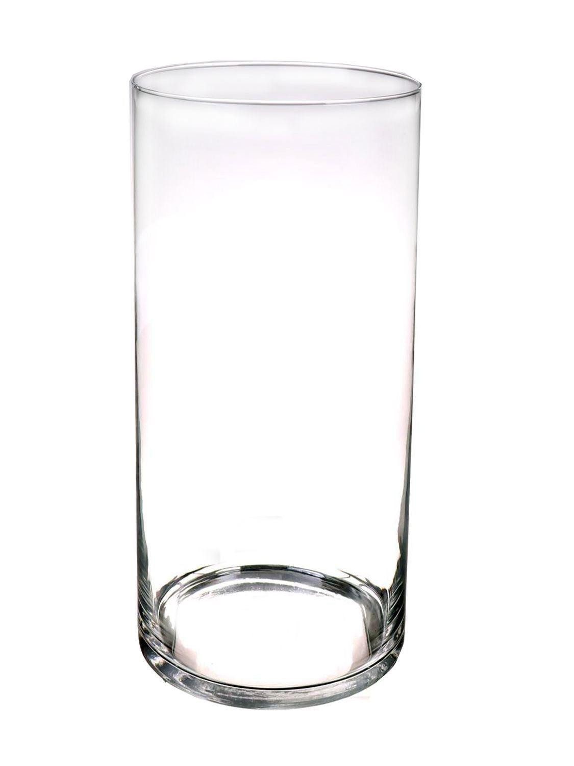 INNA-Glas Dekovase Dekovase Boden Zylinder SANYA AIR, aus Glas, klar, 70cm, Ø19cm