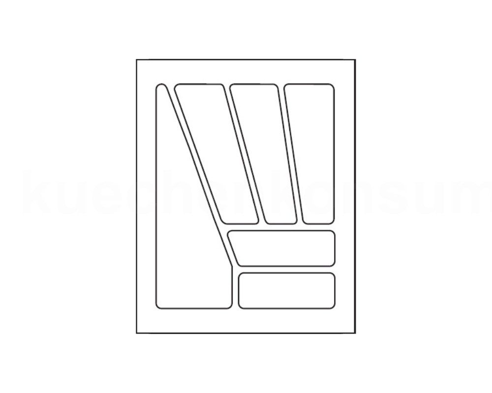 kuechenkonsum Besteckeinsatz Besteckeinsatz Comfort für 45er Schublade 390 günstig online kaufen