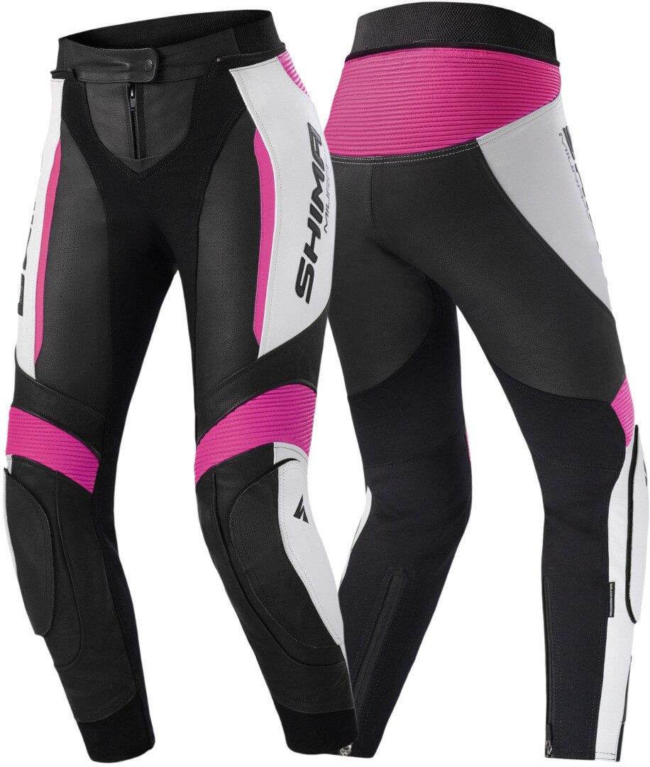 SHIMA Motorradhose Miura 2.0 Damen Motorrad Lederhose Knieprotektoren enthalten