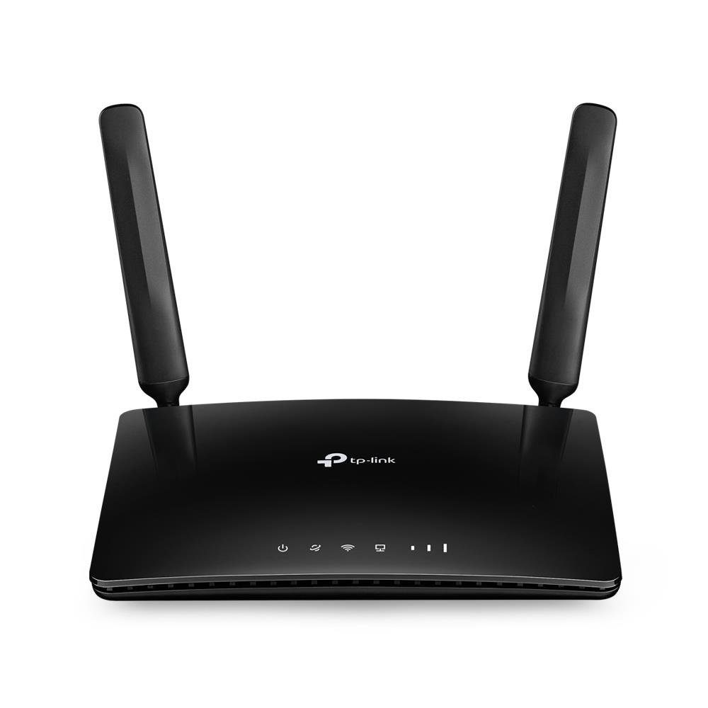 tp-link TL-MR6400 V4 WLAN-Router, frei konfigurierbarer Ethernet LAN/WAN-Port, PLug and Play, schwarz